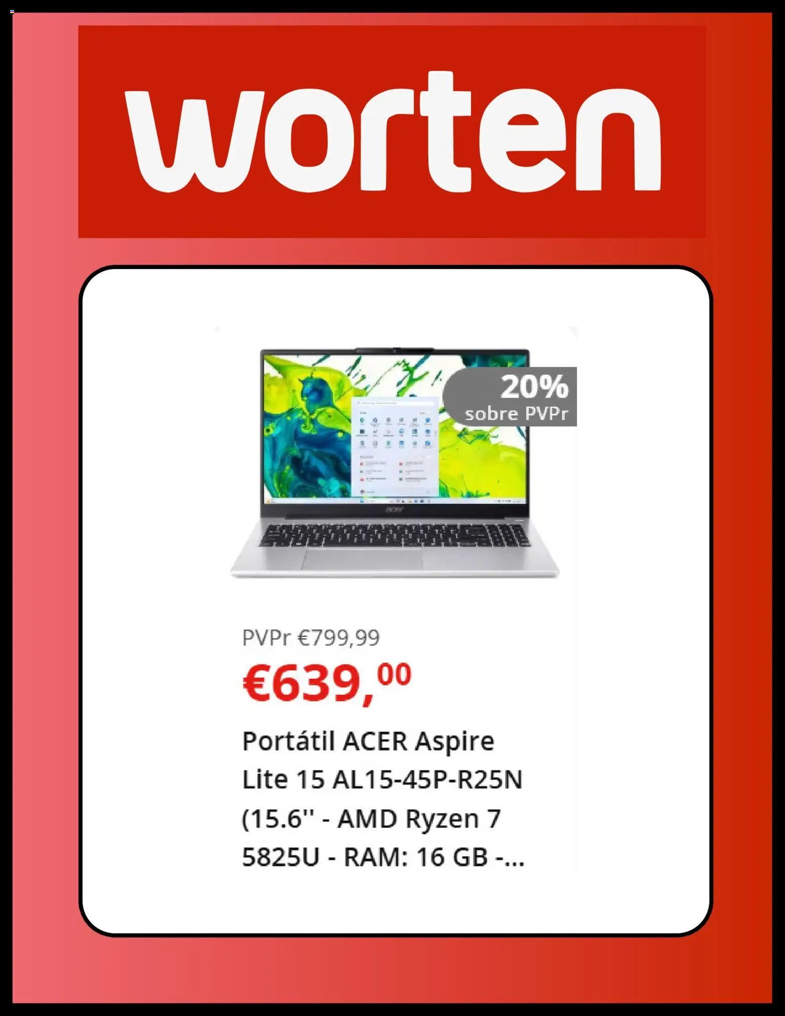 Worten folleto