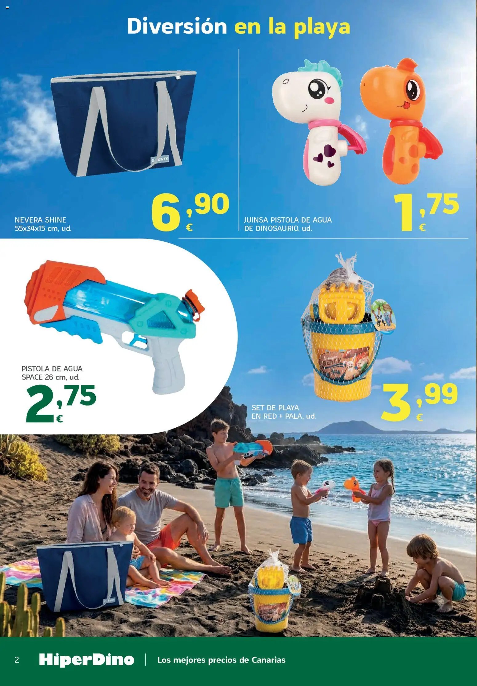 HiperDino Ofertas especial playa y camping