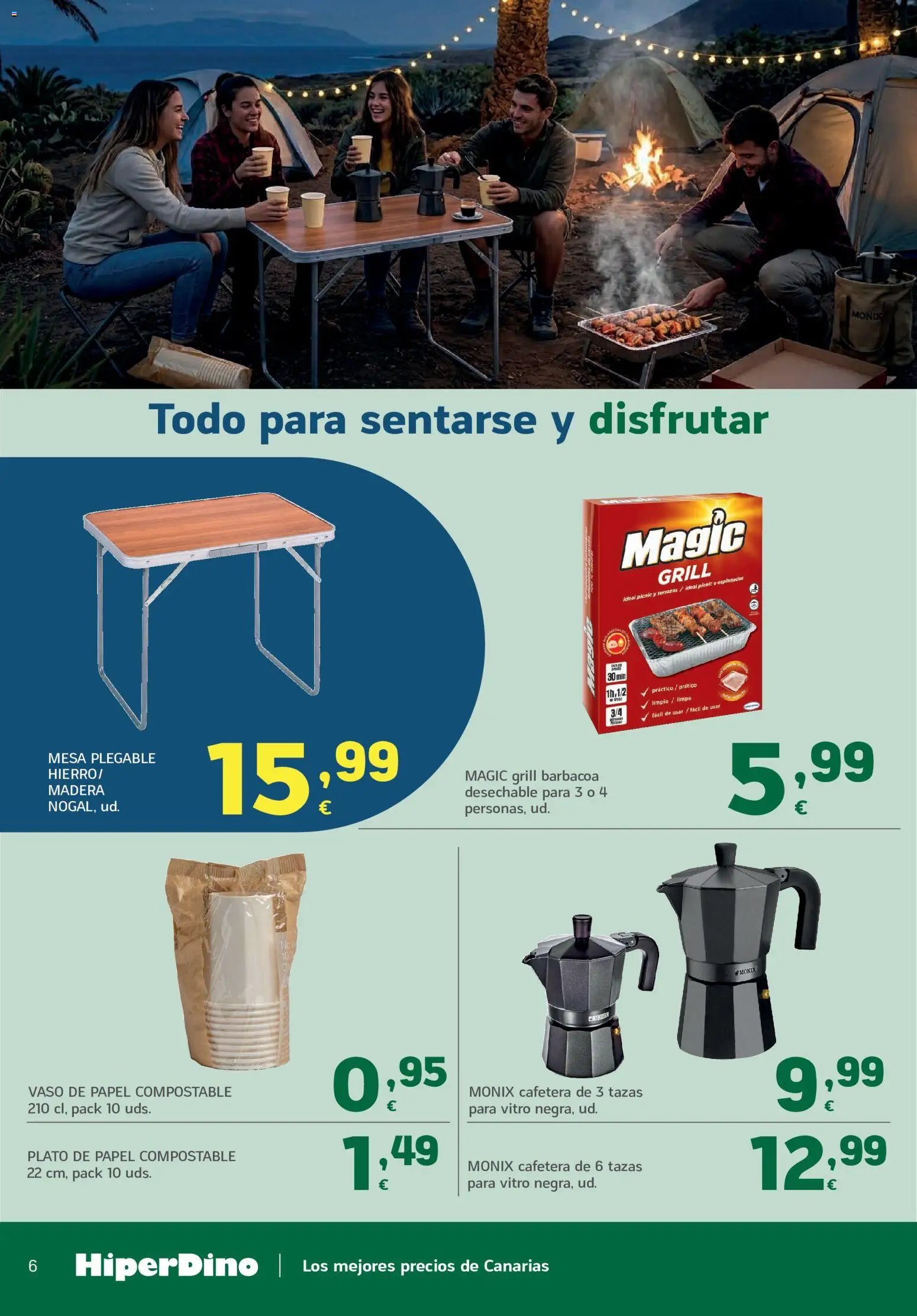 HiperDino Ofertas especial playa y camping
