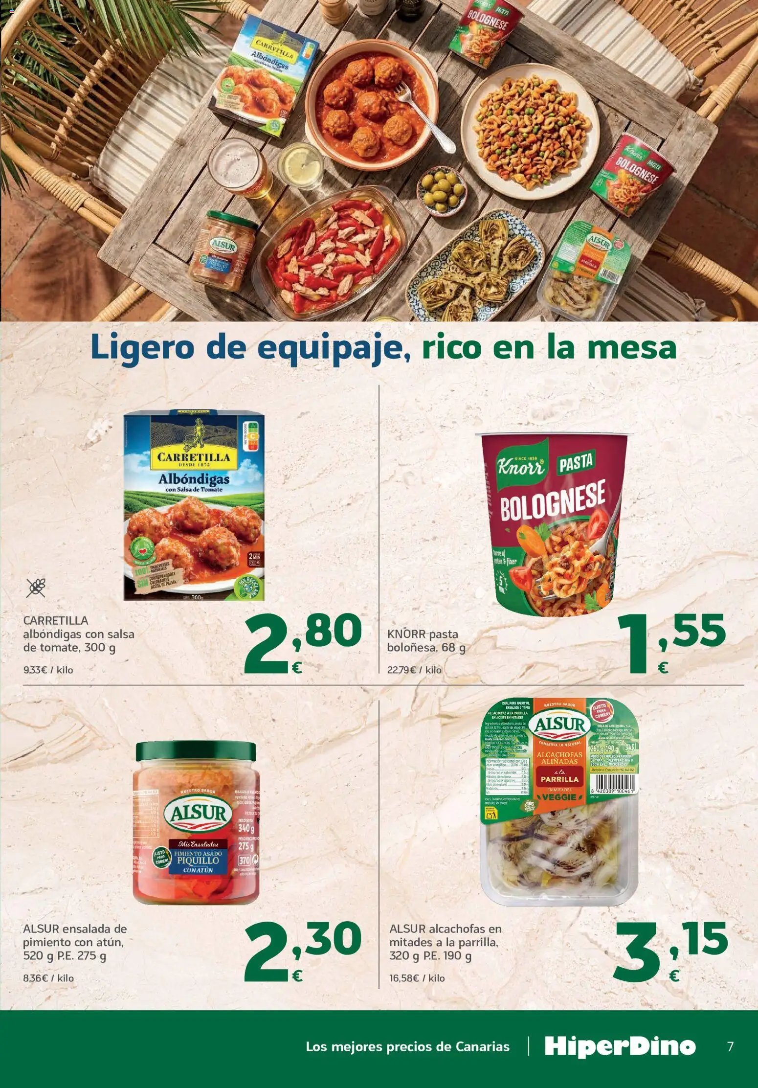 HiperDino Ofertas especial playa y camping