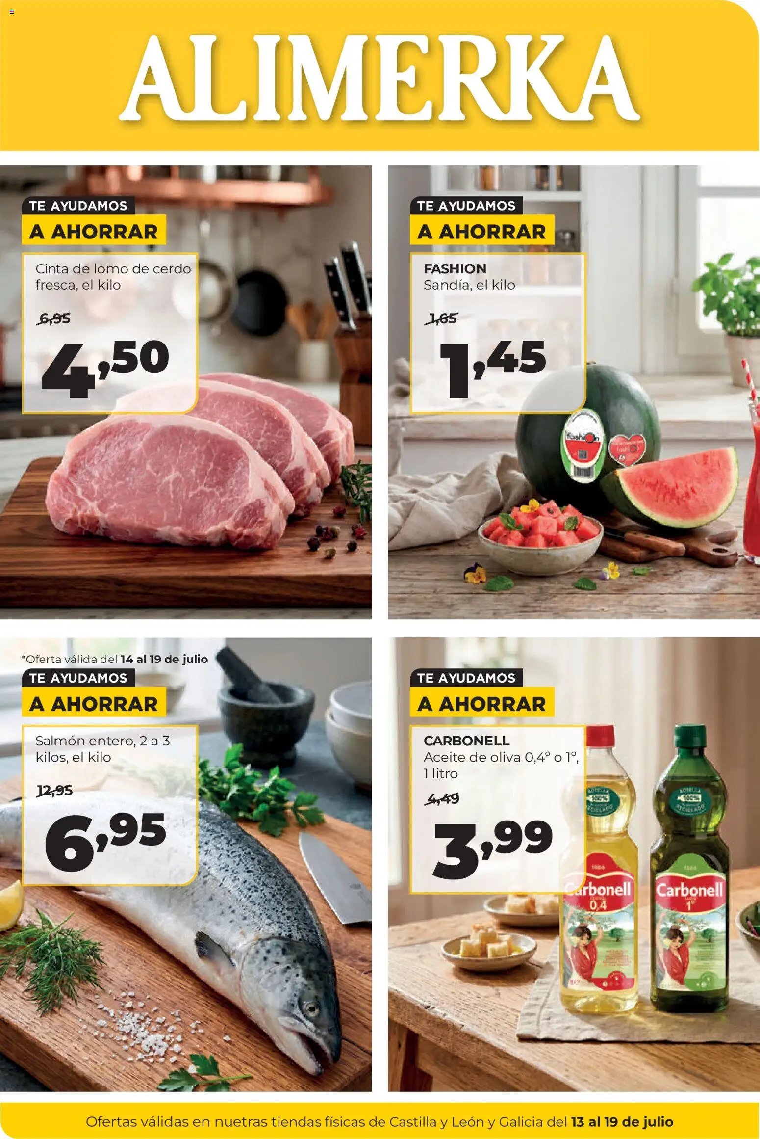 Alimerka folleto Castilla y León