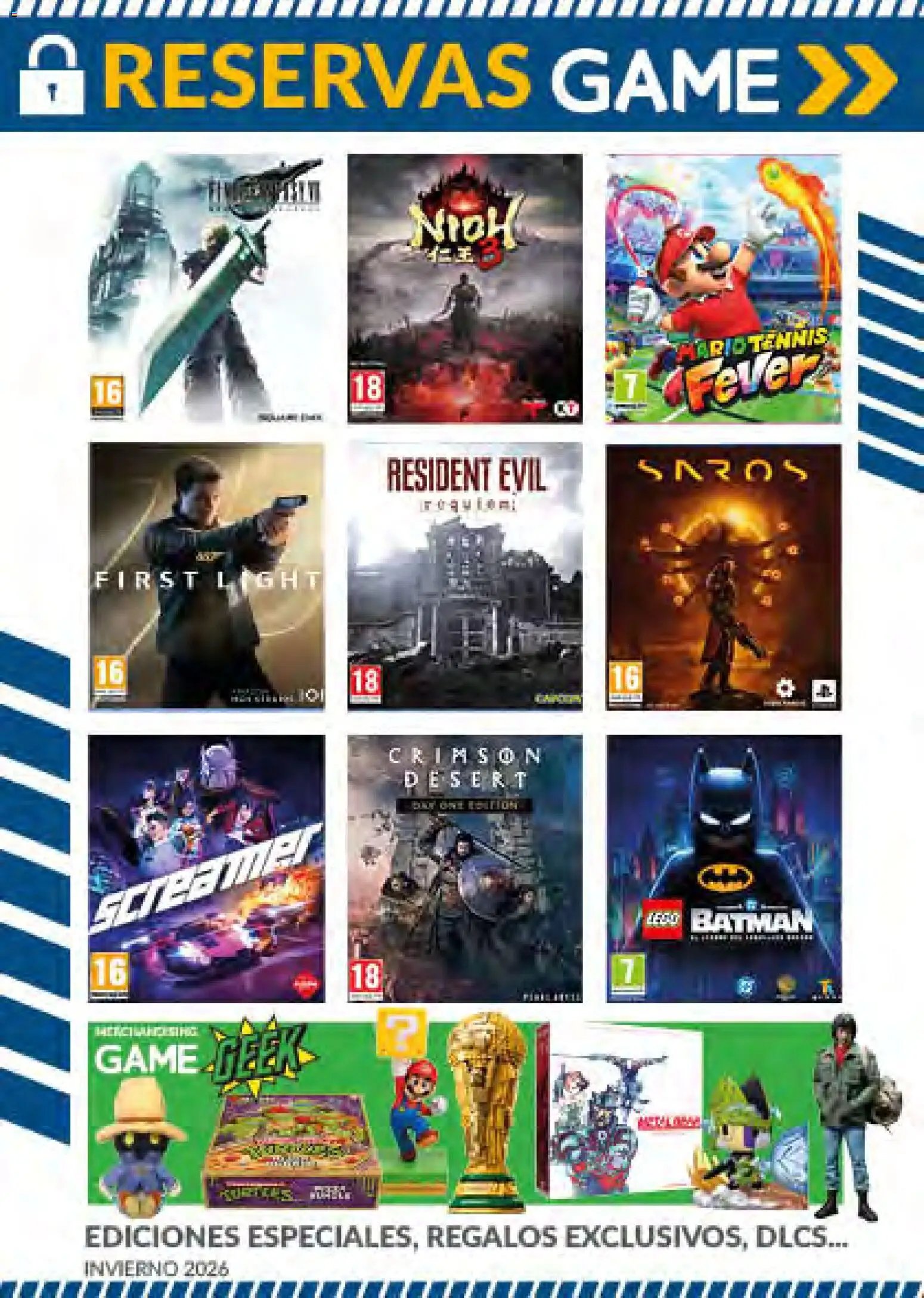 Game folleto