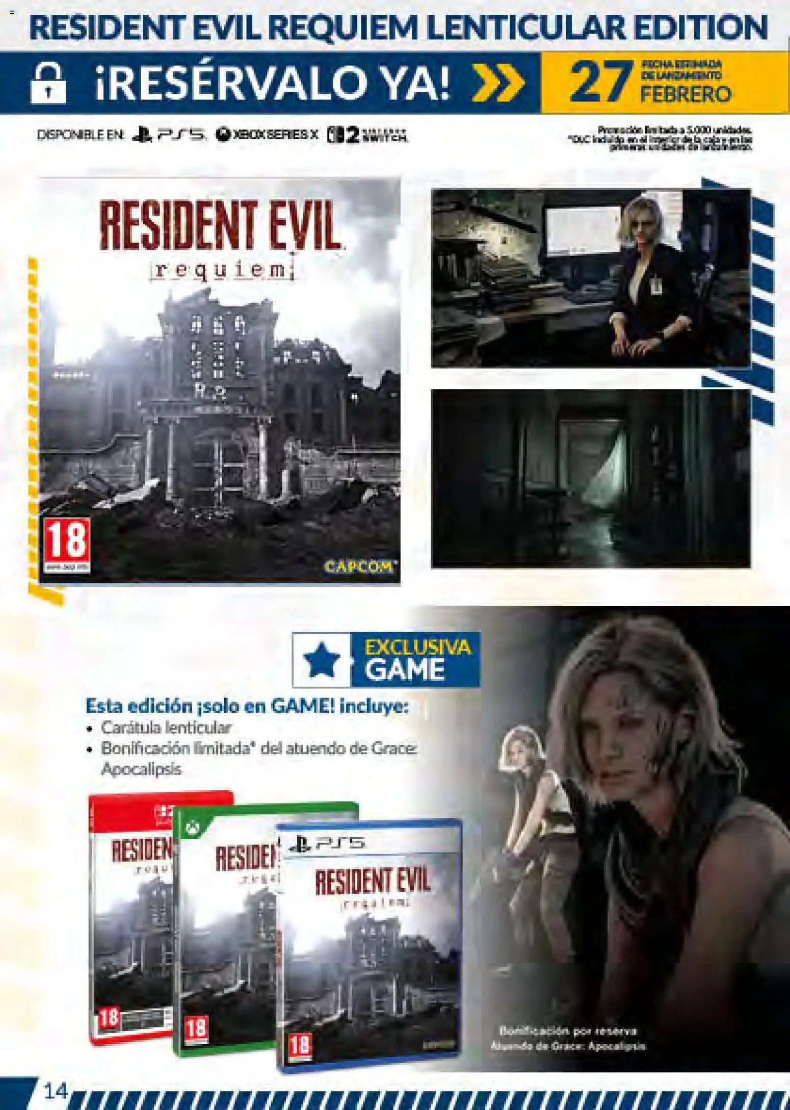 Game folleto
