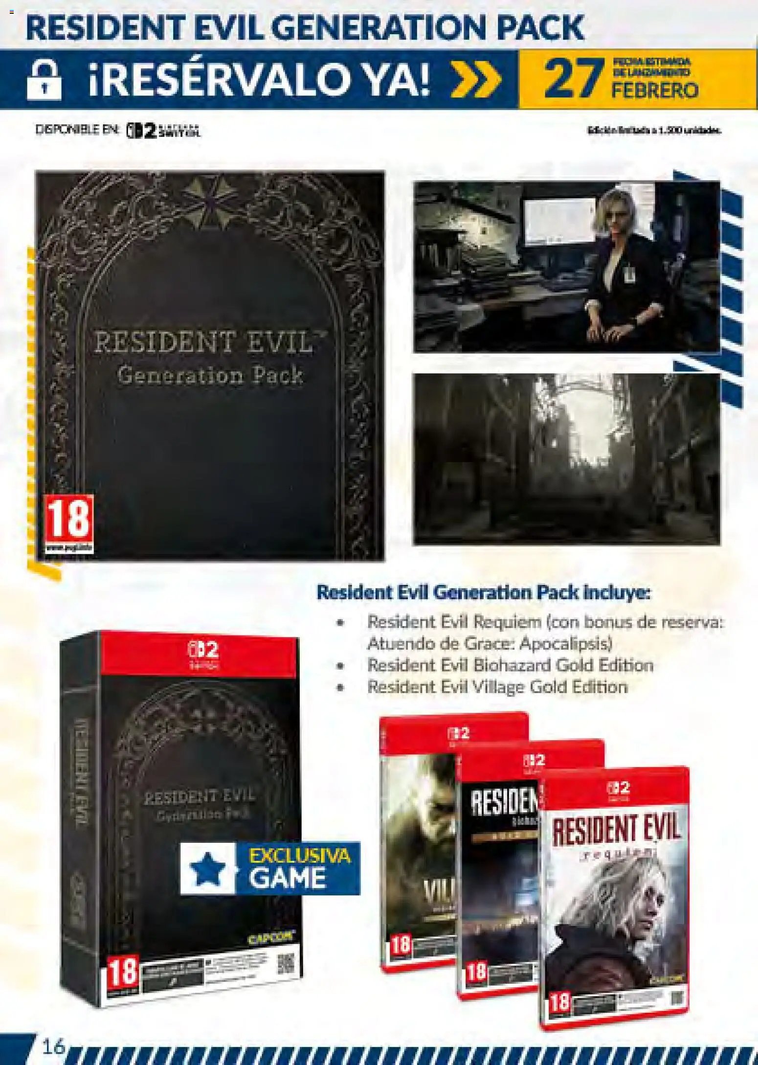 Game folleto