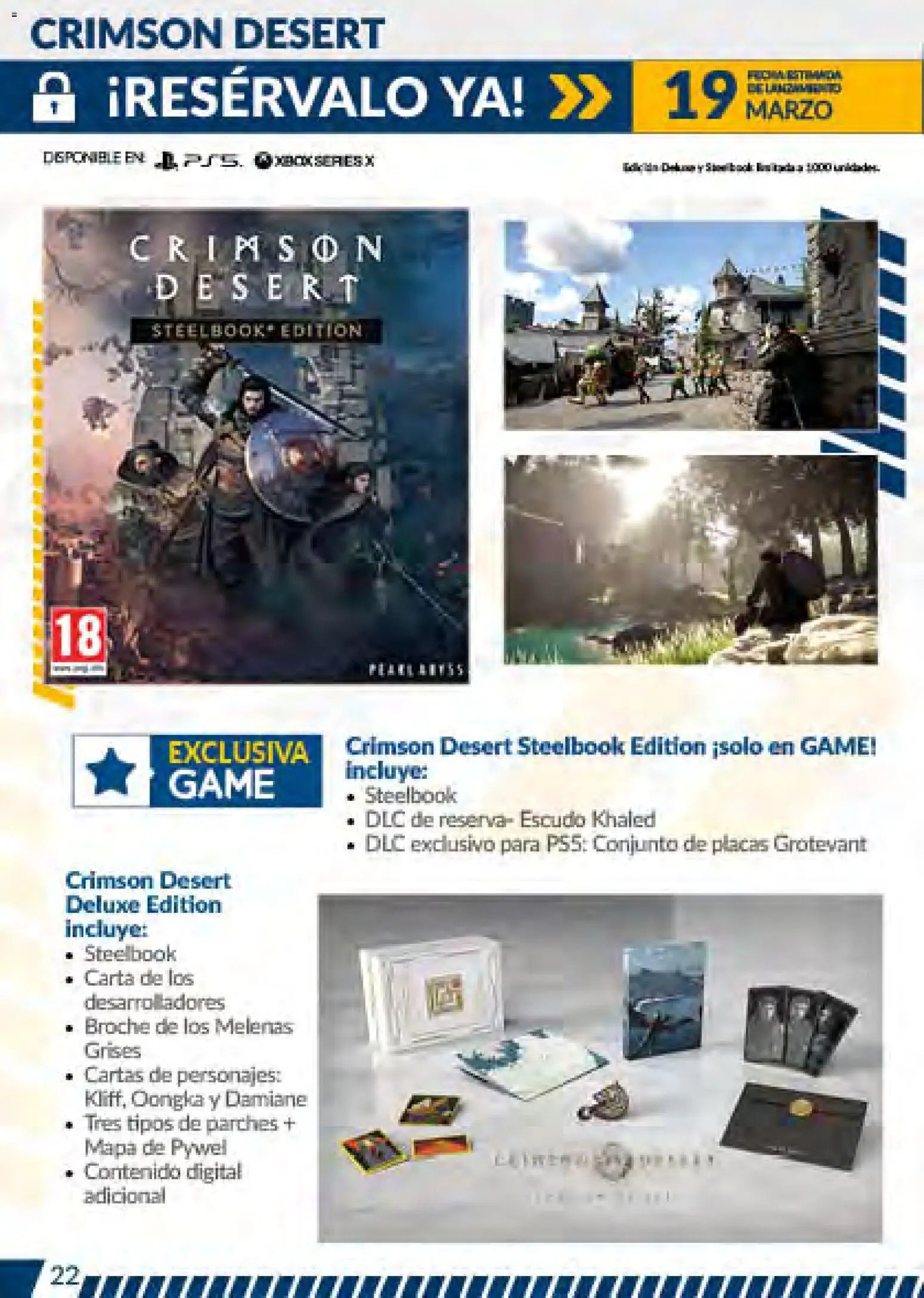 Game folleto