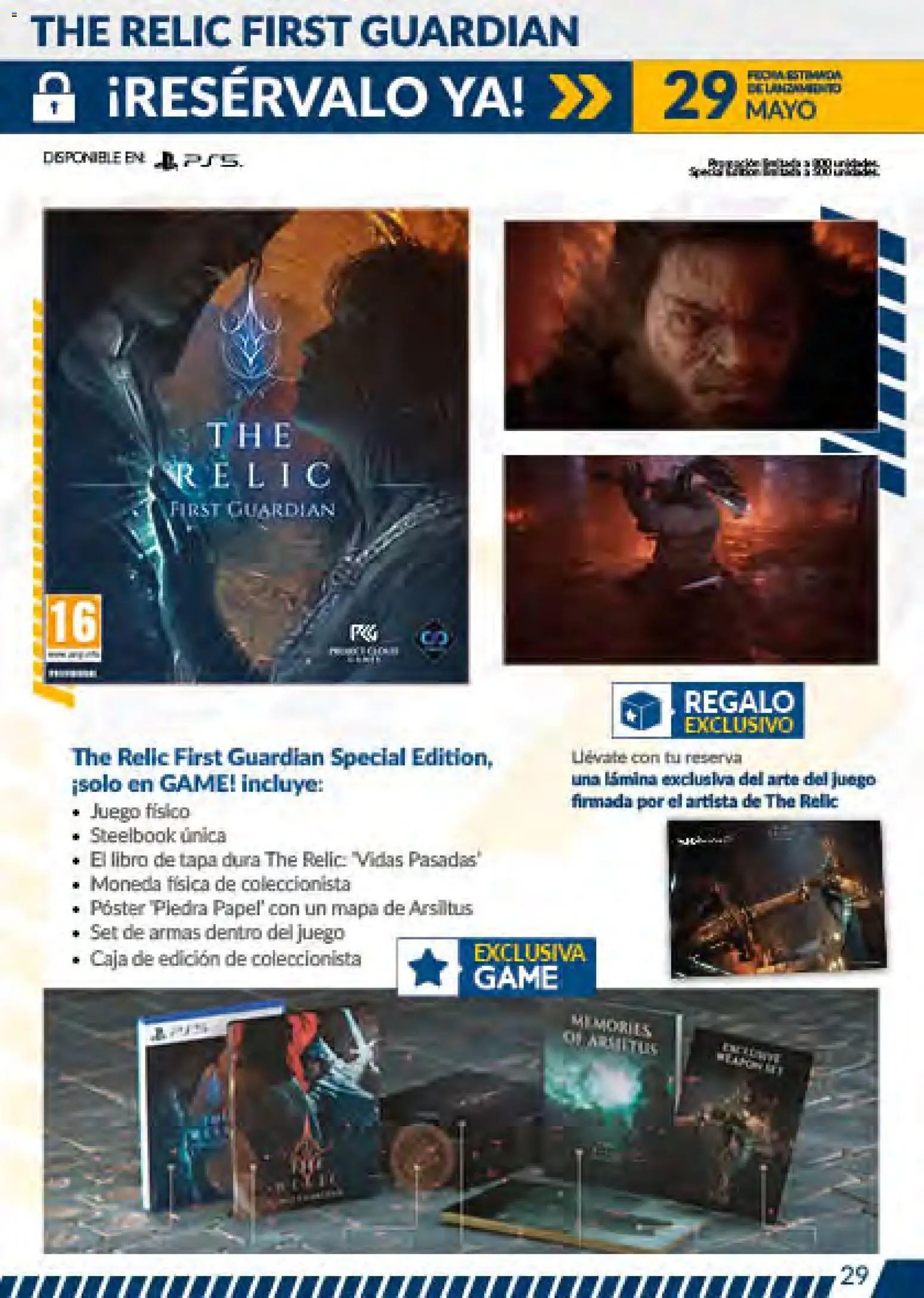 Game folleto
