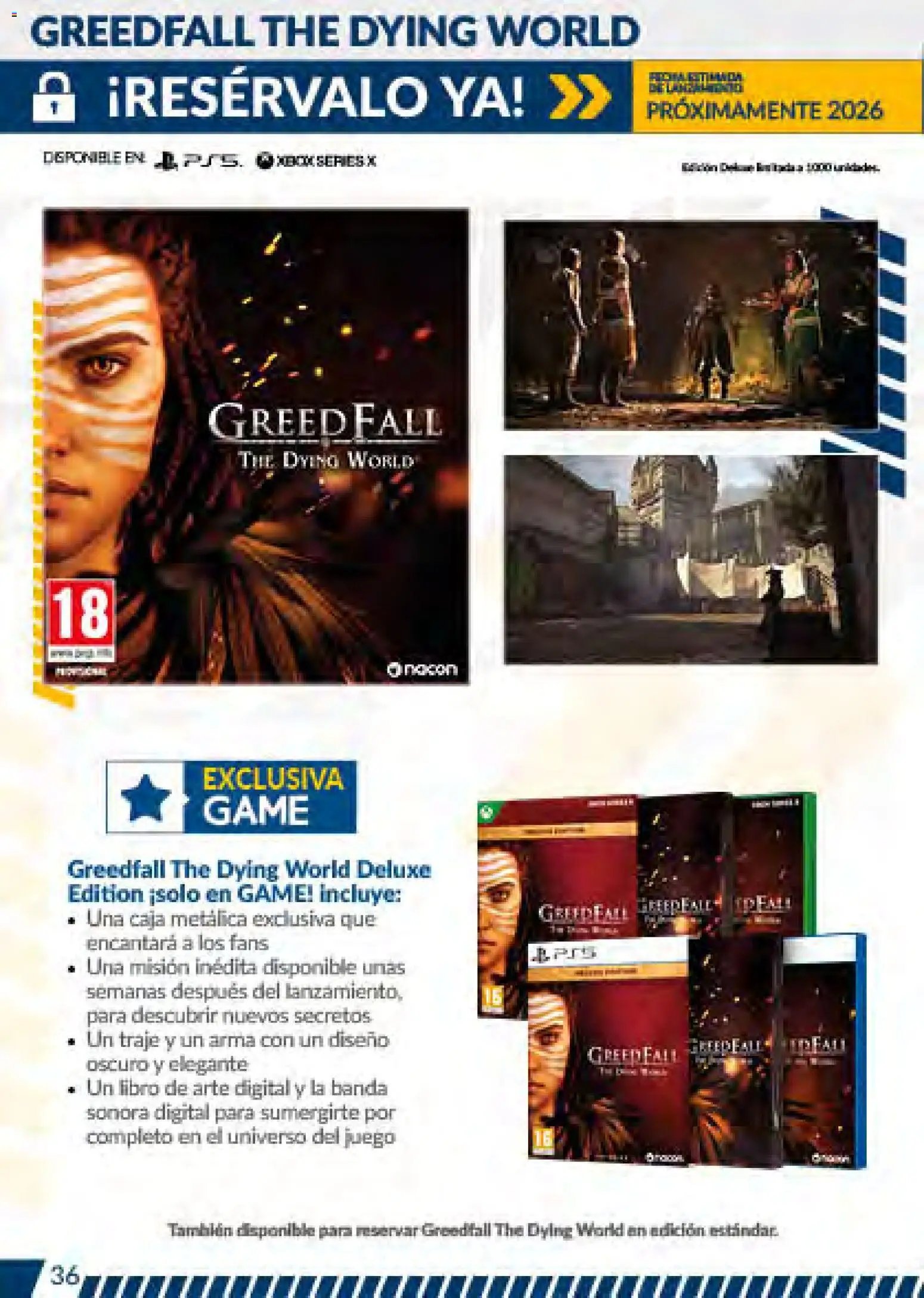 Game folleto