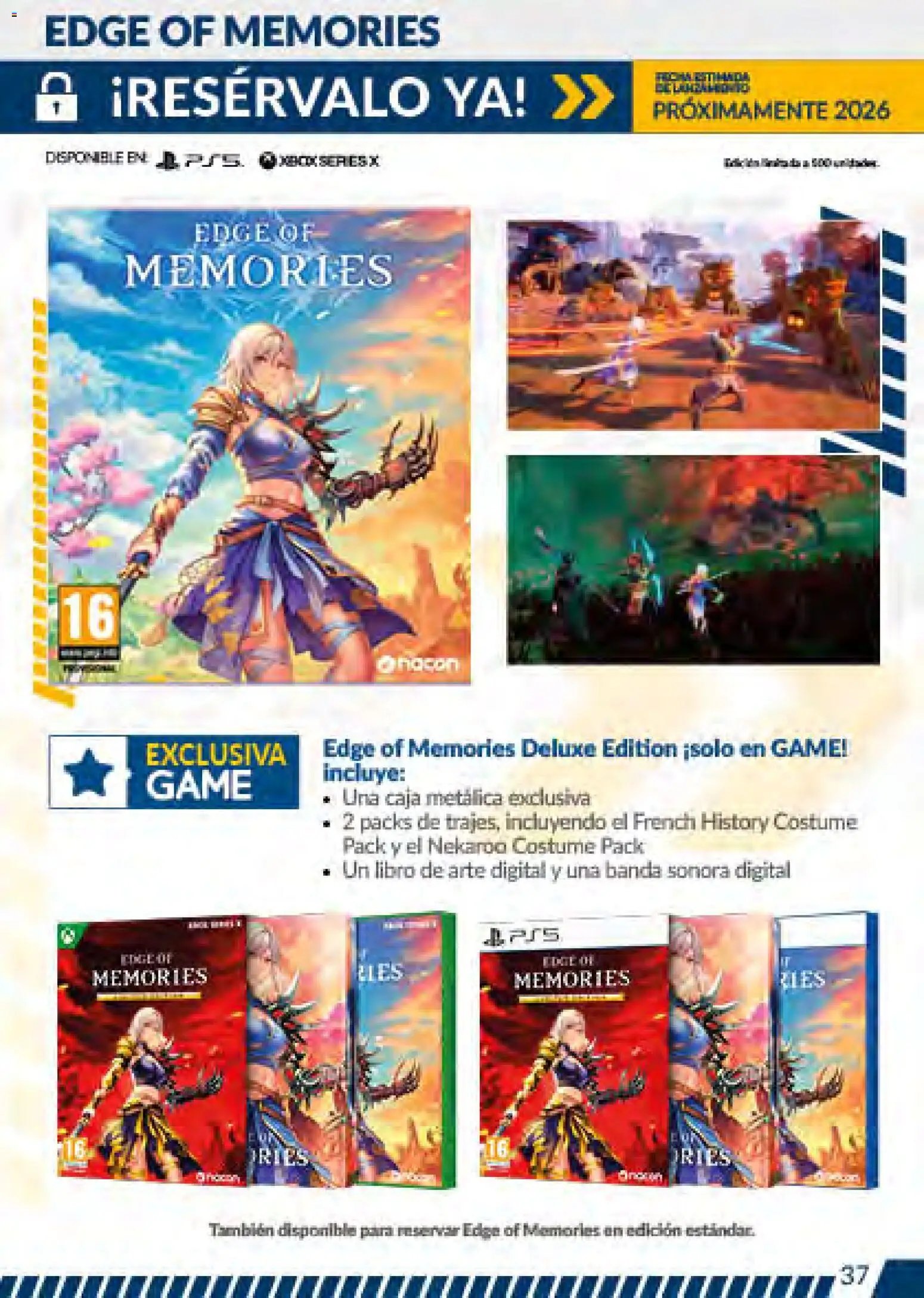 Game folleto