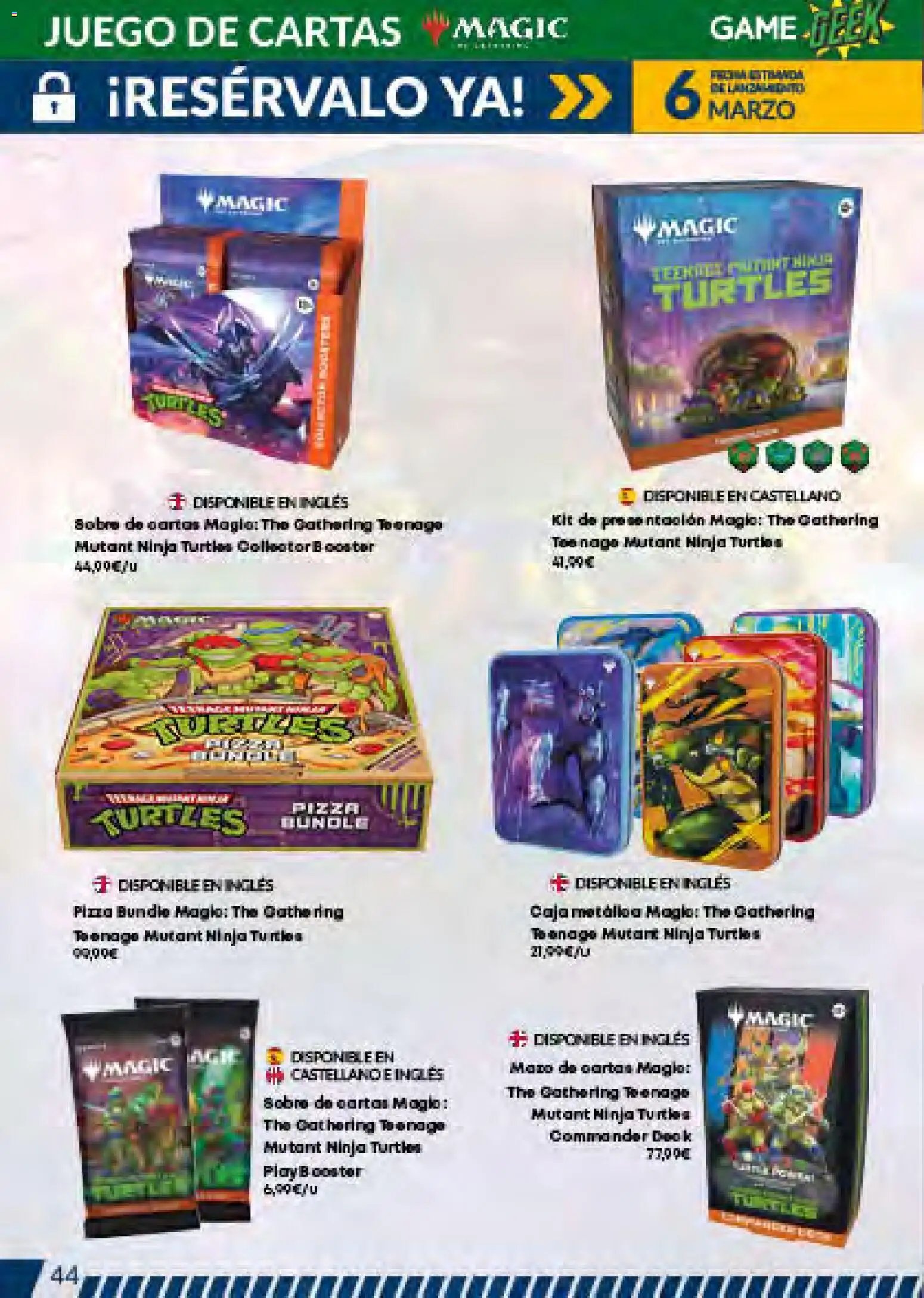 Game folleto