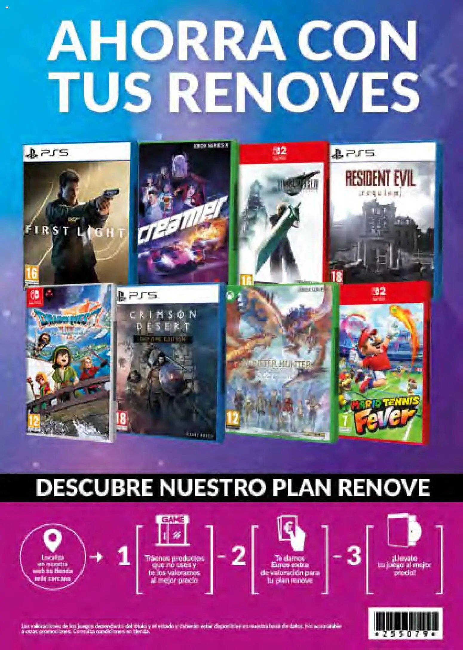 Game folleto