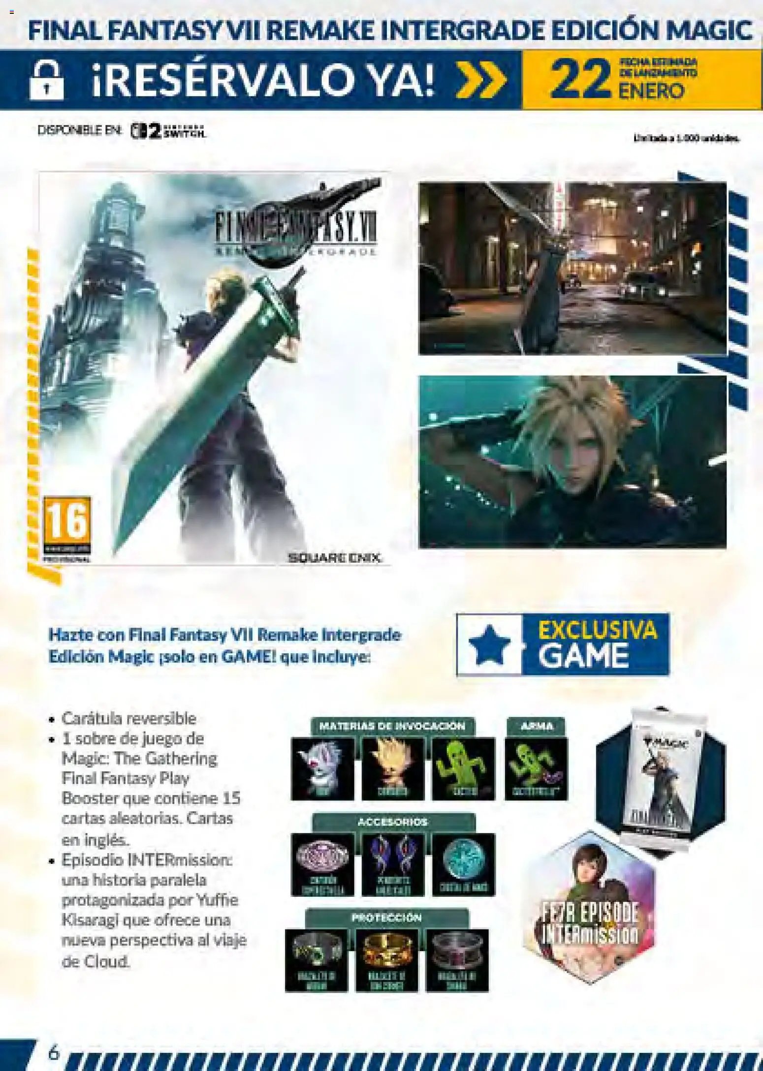 Game folleto