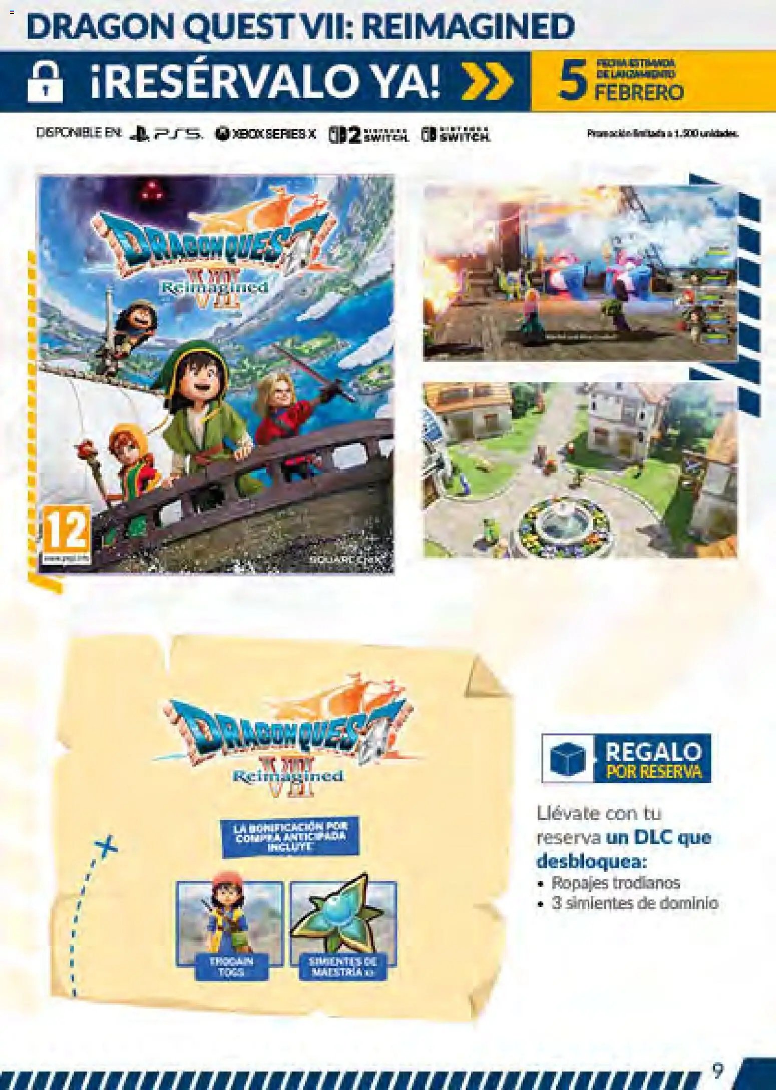 Game folleto