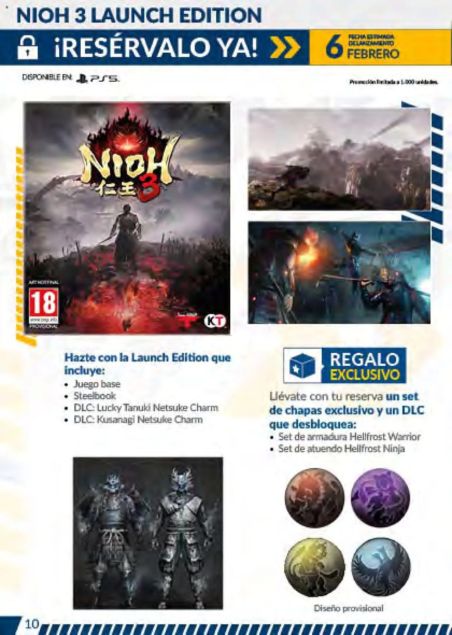 Game folleto