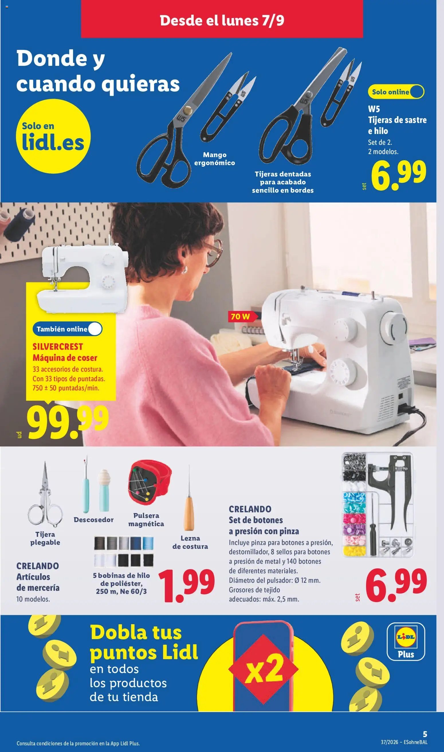 Lidl folleto de bazar