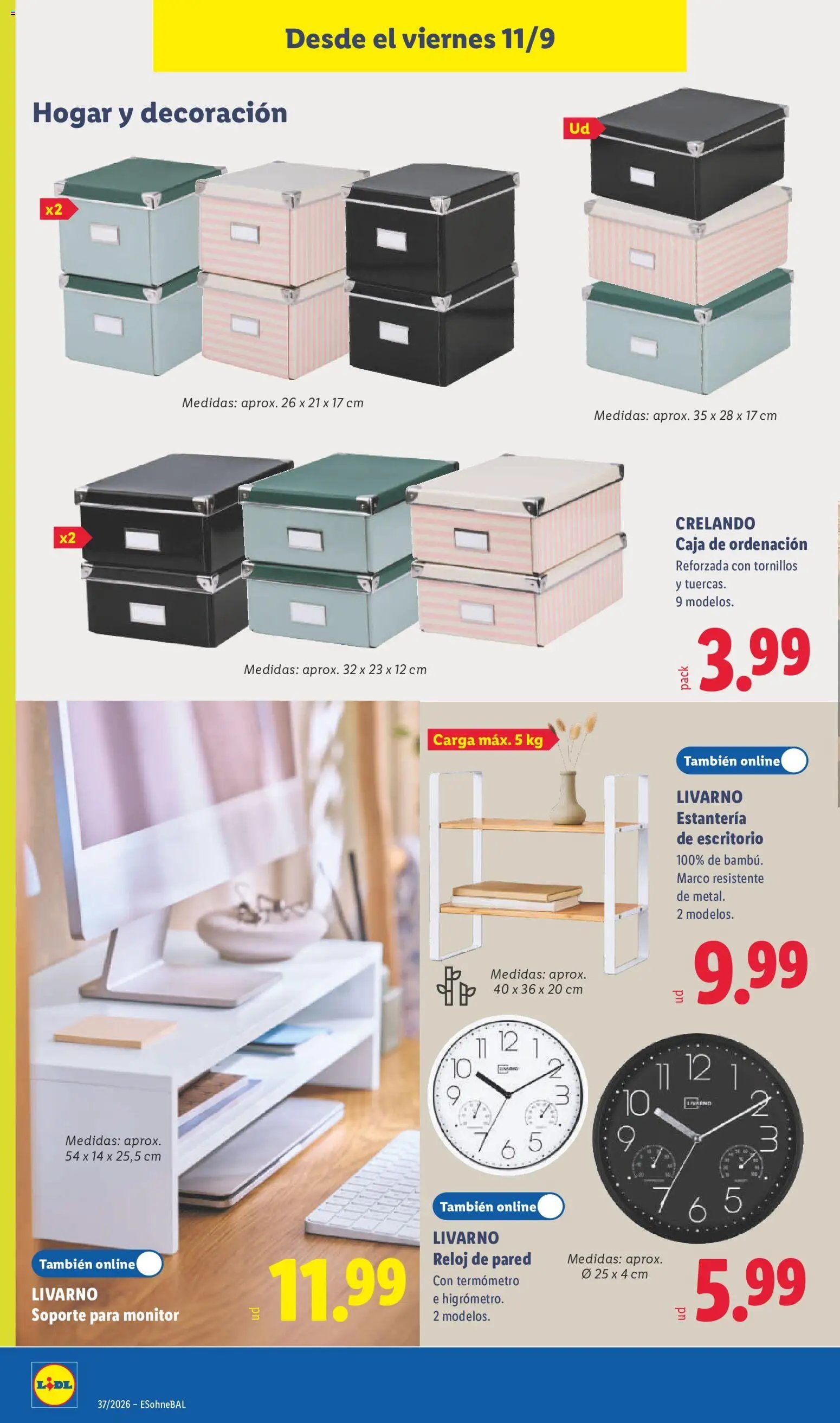 Lidl folleto de bazar