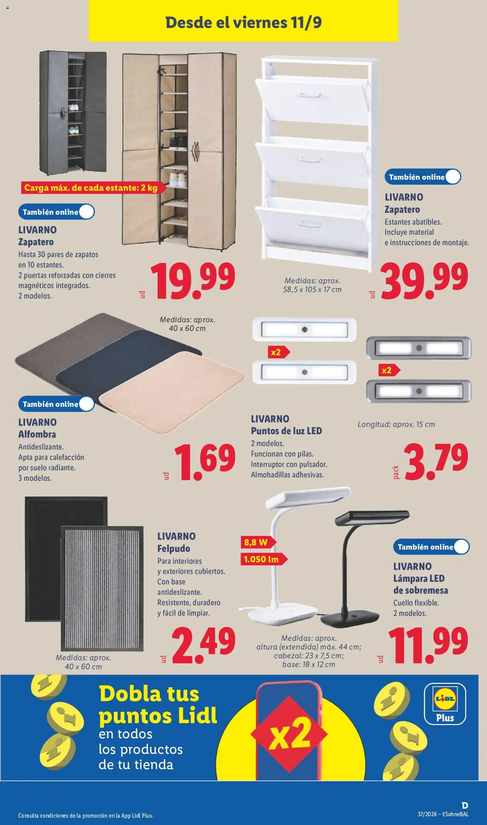 Lidl folleto de bazar