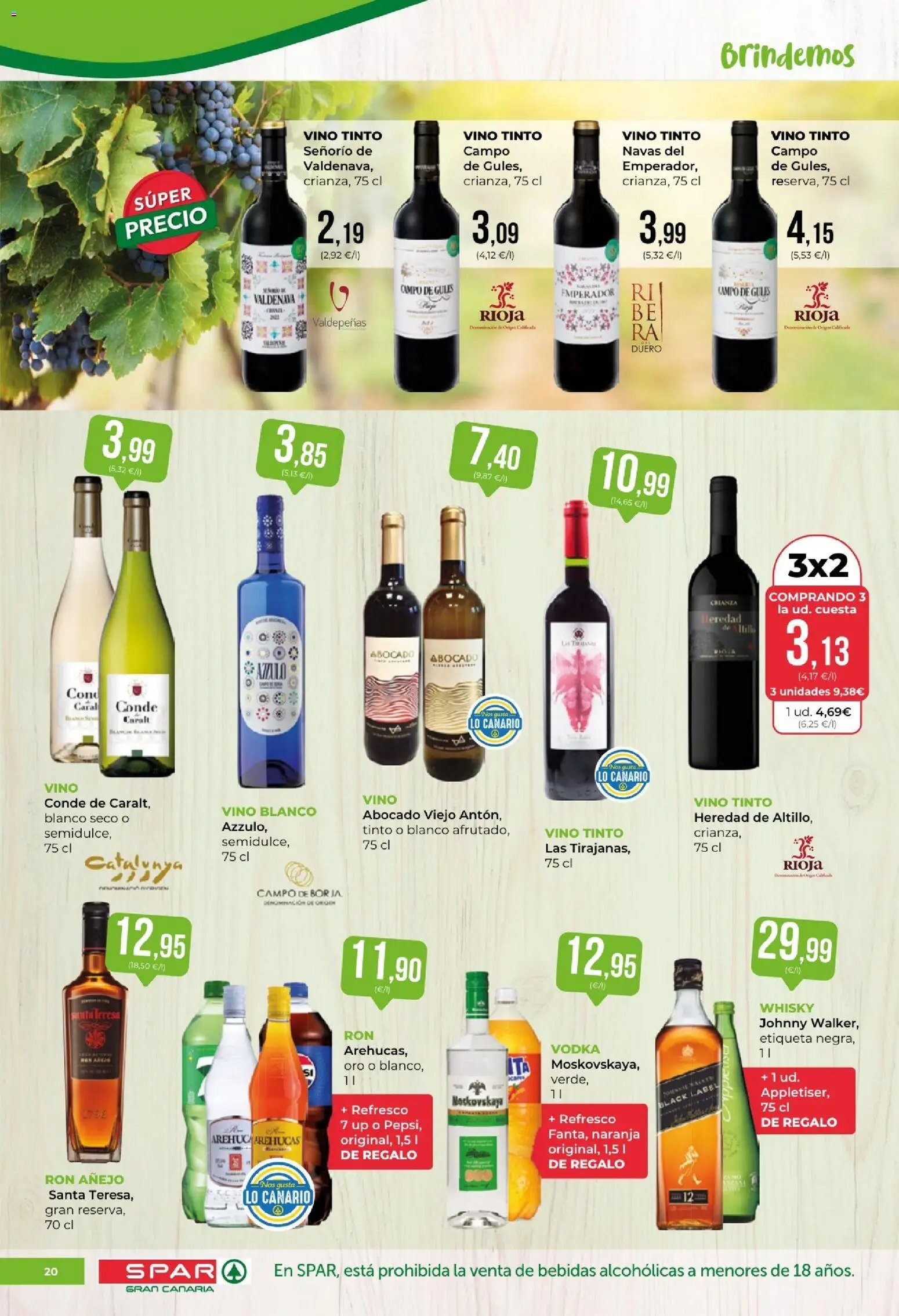 Spar folleto