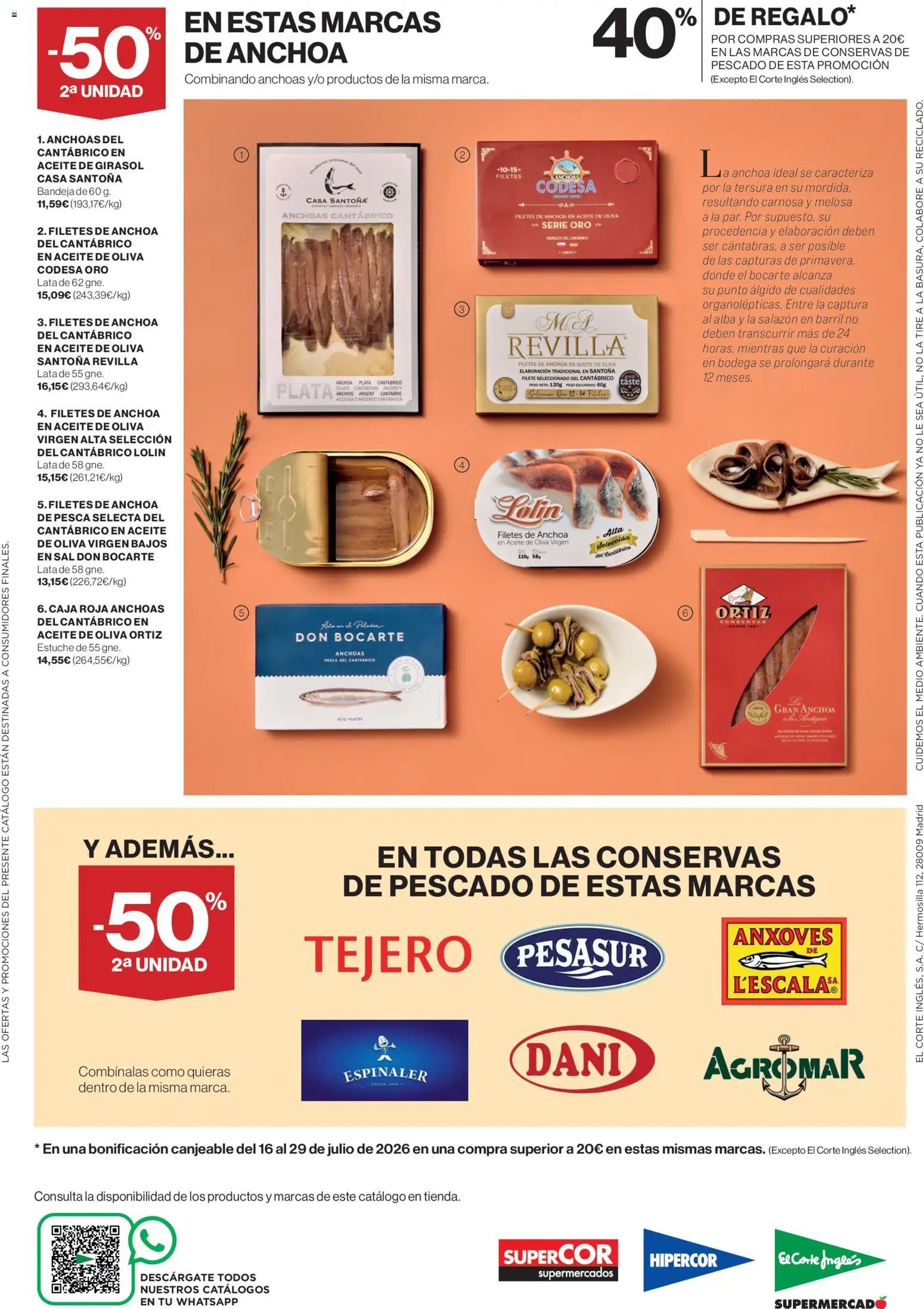 Hipercor Conservas Pescado