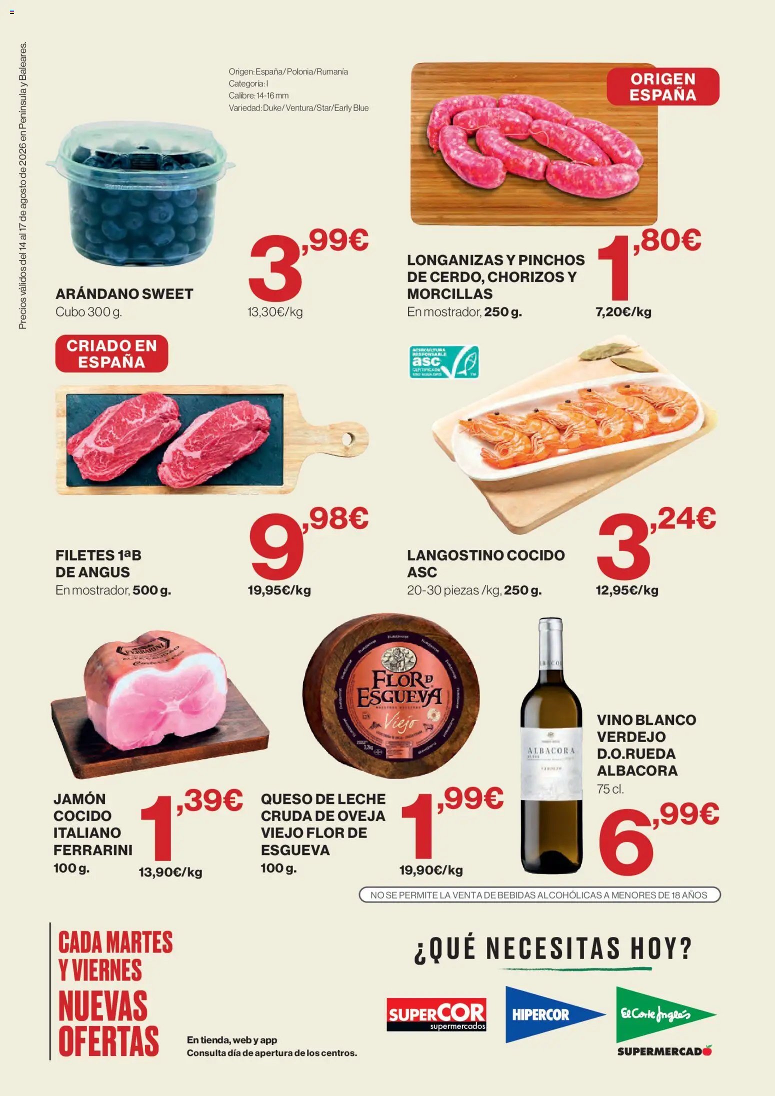 El Corte Inglés solo 3 días