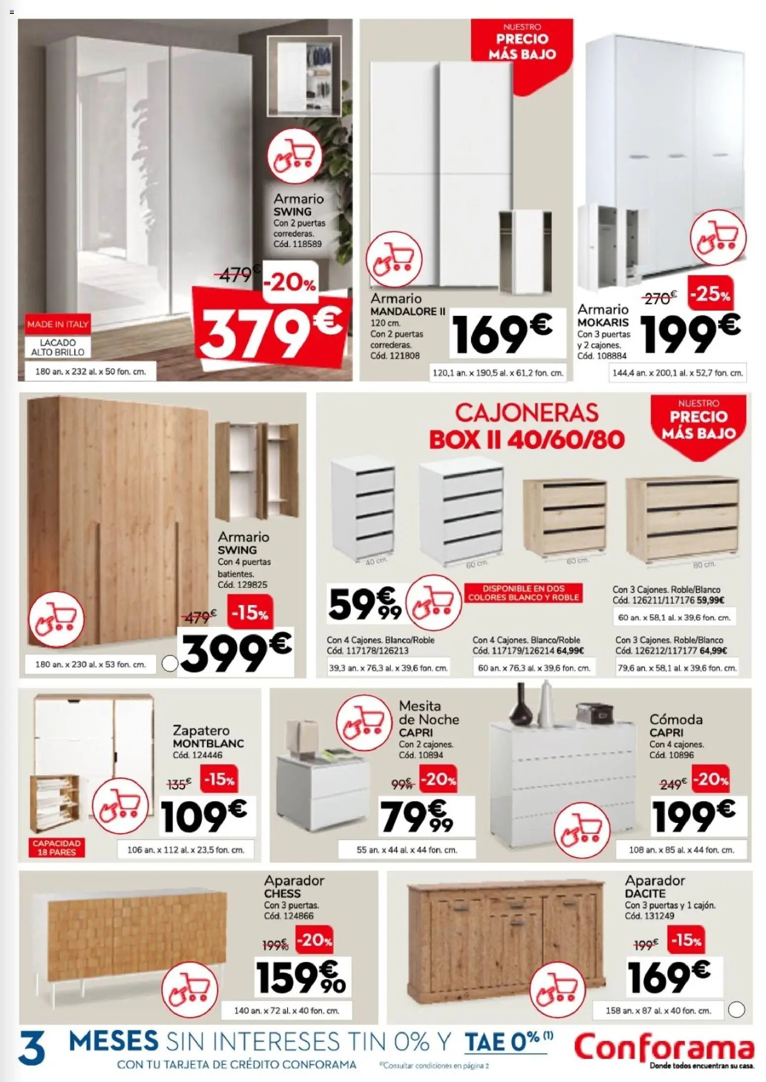 Conforama folleto