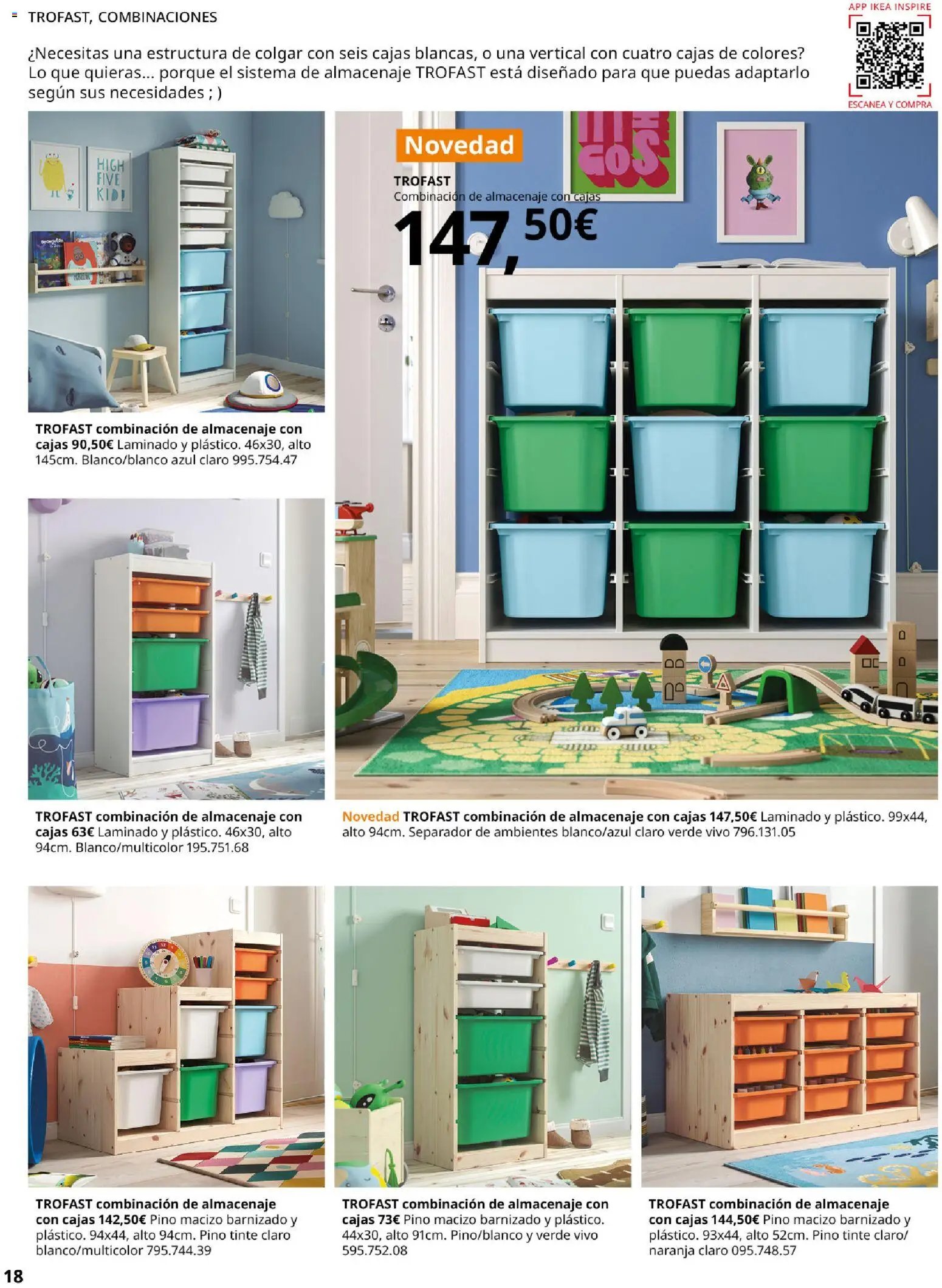 Catálogo IKEA Almacenaje infantil