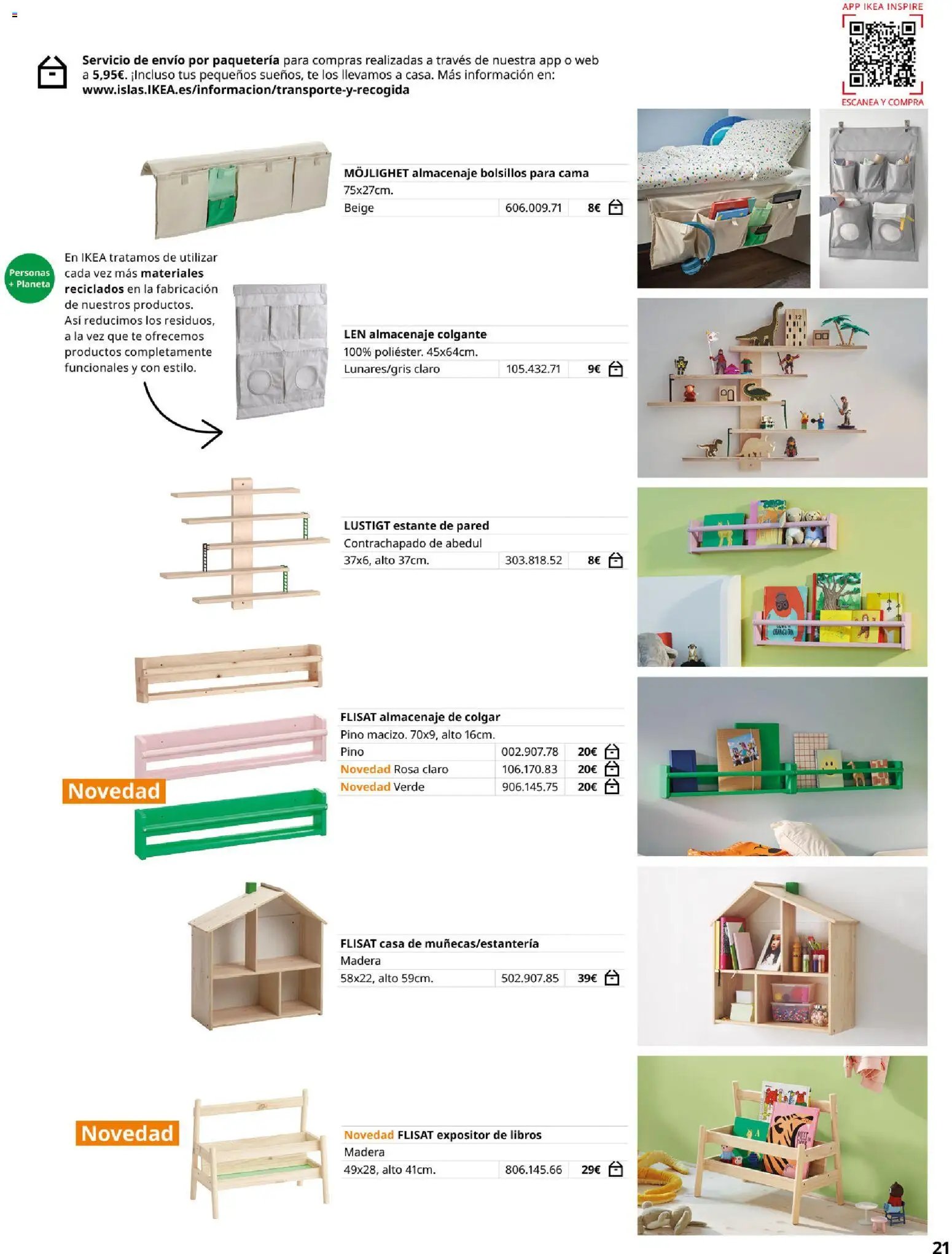 Catálogo IKEA Almacenaje infantil