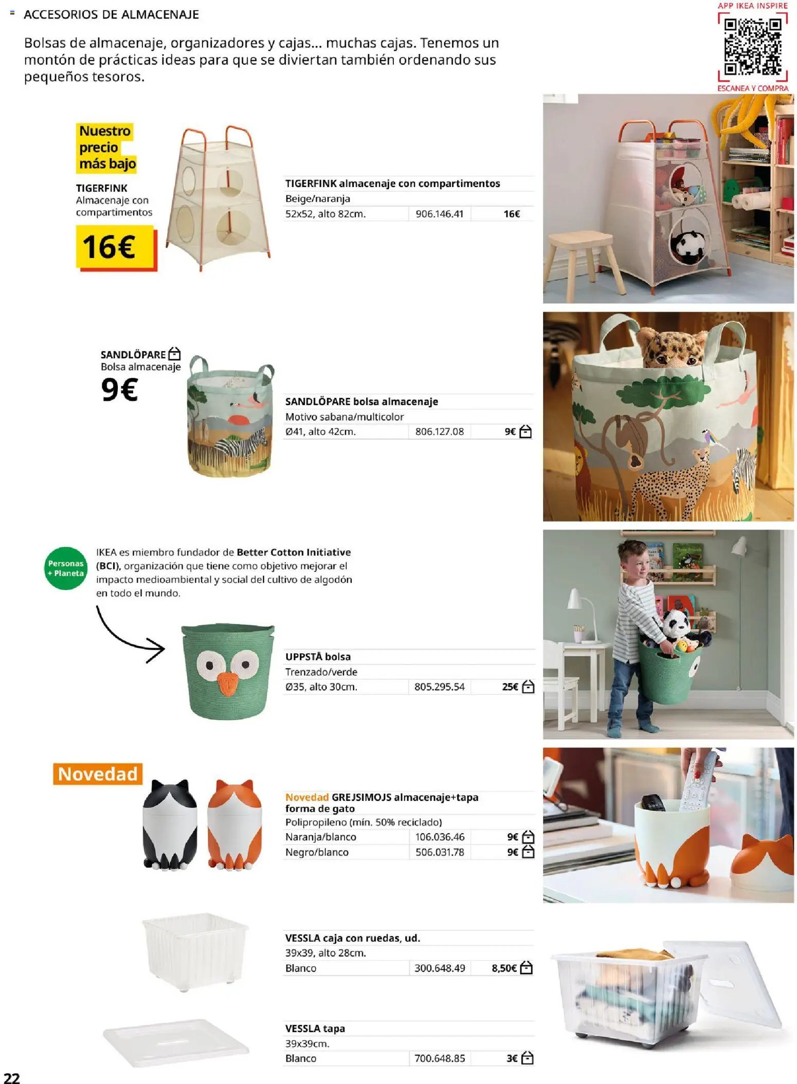 Catálogo IKEA Almacenaje infantil