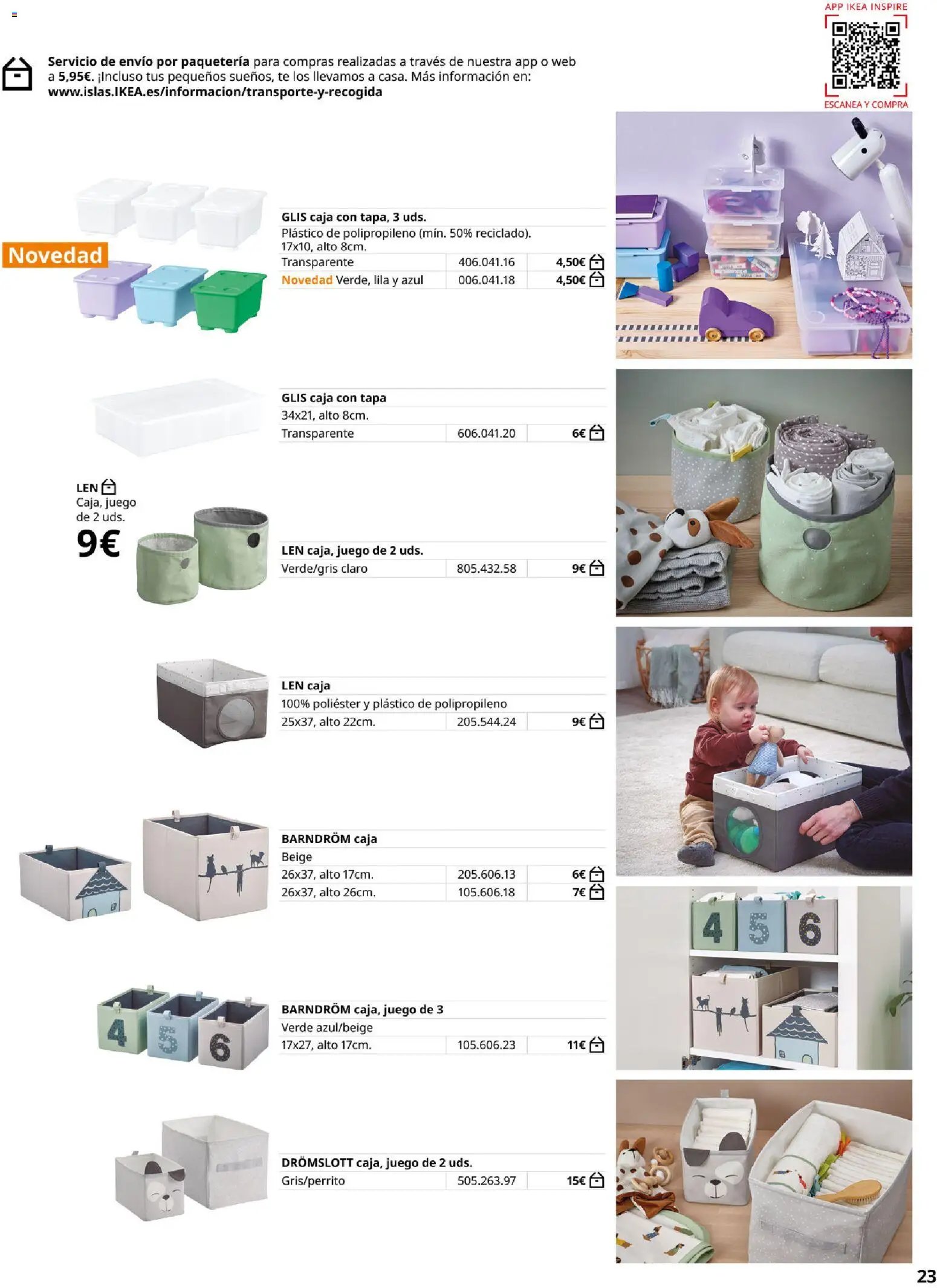 Catálogo IKEA Almacenaje infantil