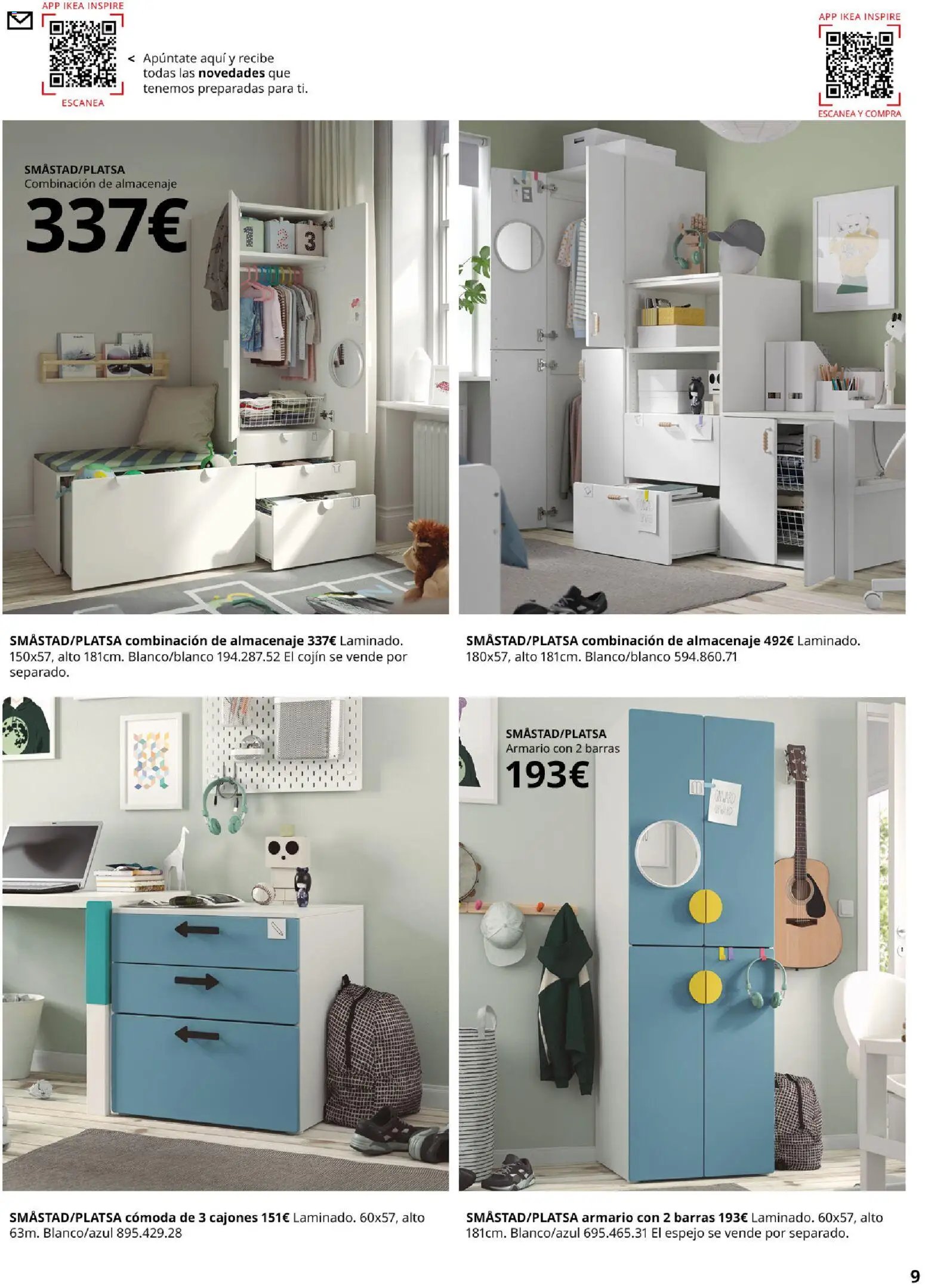 Catálogo IKEA Almacenaje infantil