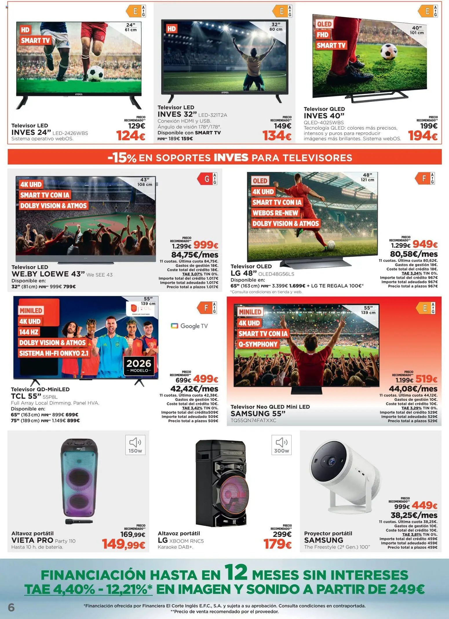 El Corte Inglés ofertas Haier