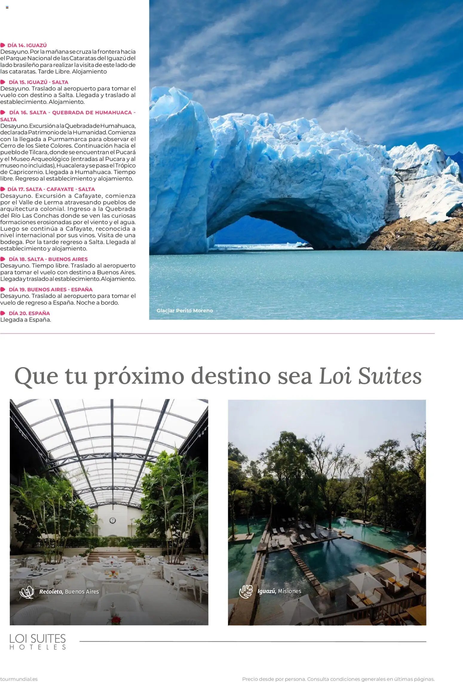 Viajes El Corte Inglés Argentina y Brasil