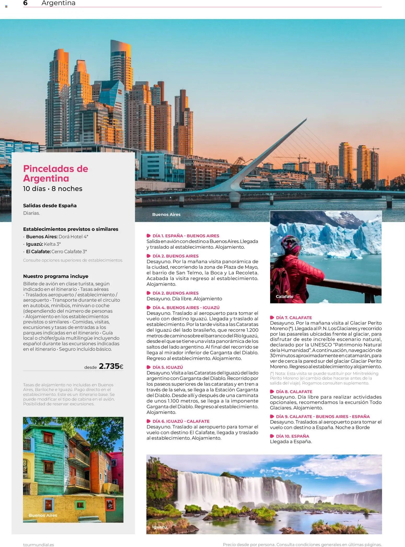 Viajes El Corte Inglés Argentina y Brasil