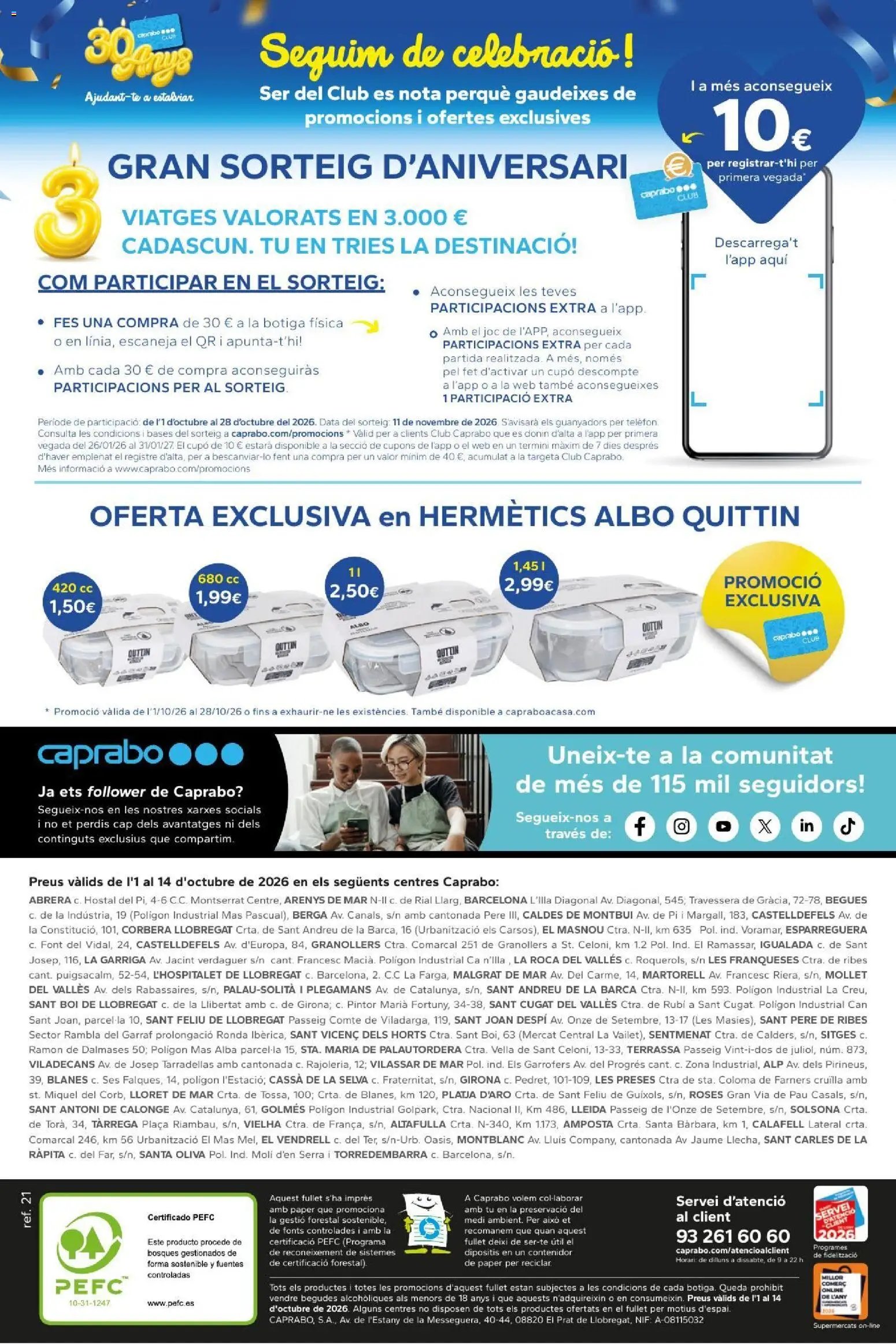 Caprabo folleto