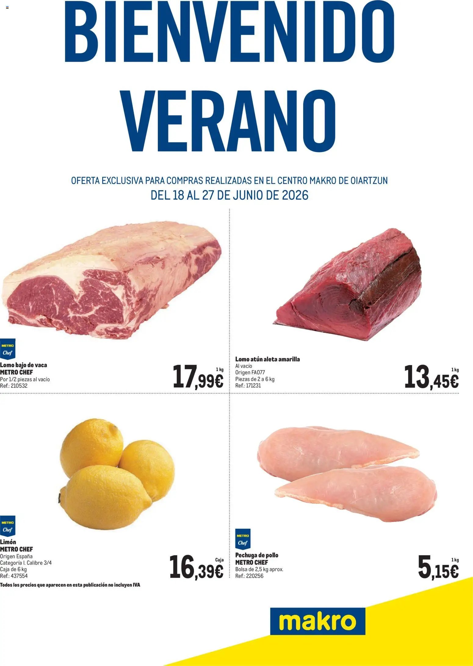 Makro Bienvenido Verano Oiartzun