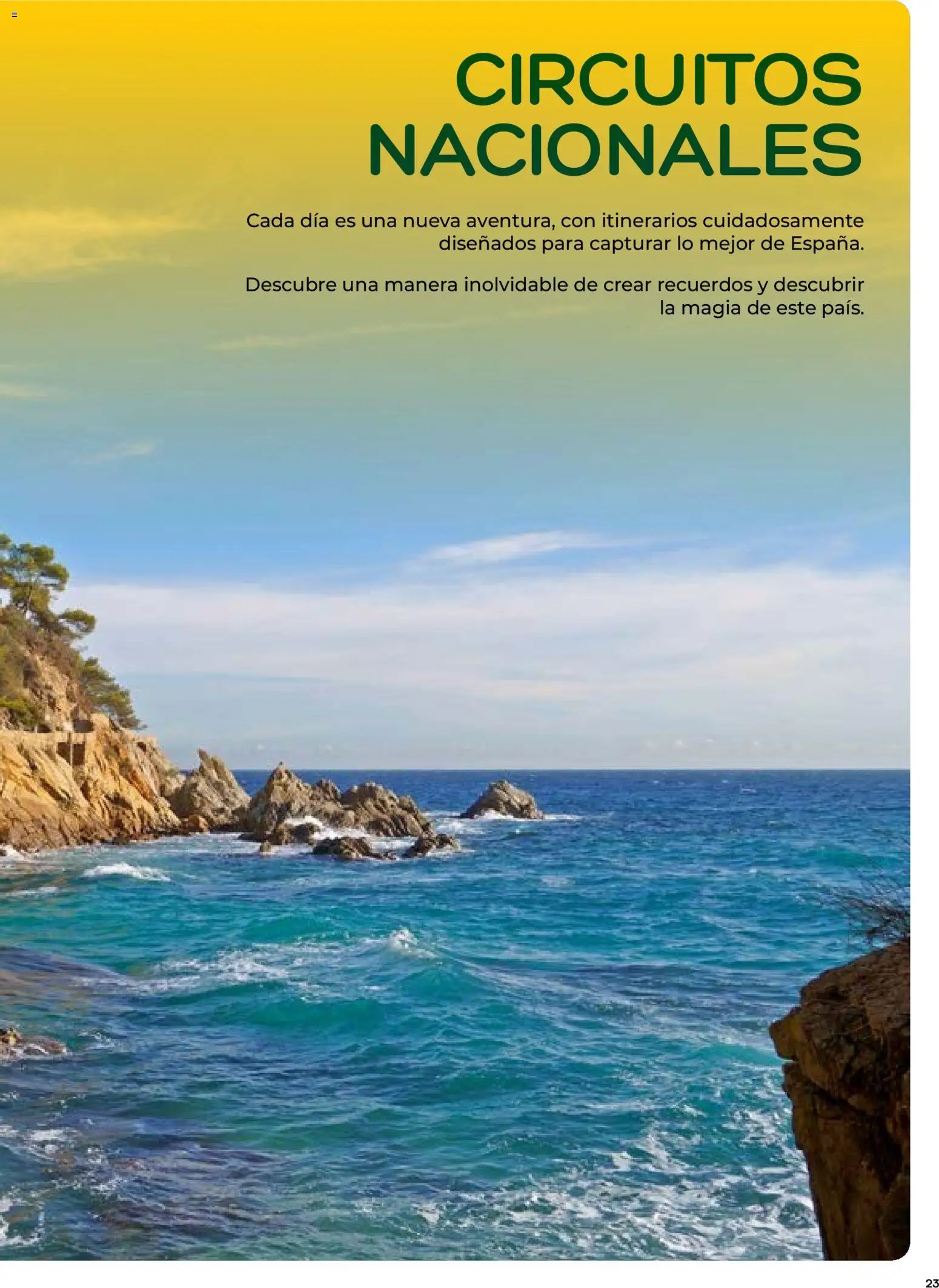 Viajes El Corte Inglés folleto Destinos Otoño y Primavera