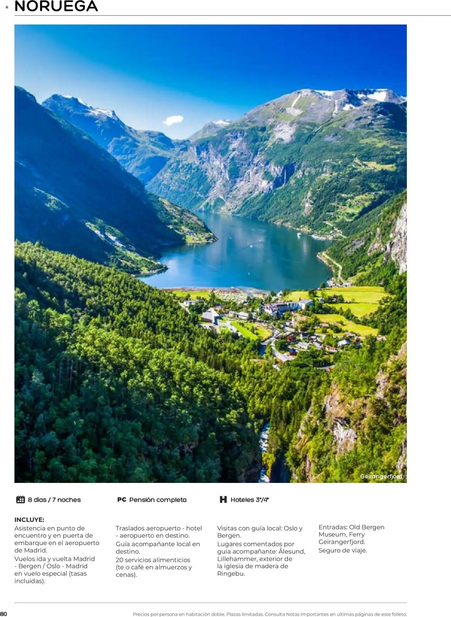 Viajes El Corte Inglés folleto Destinos Otoño y Primavera