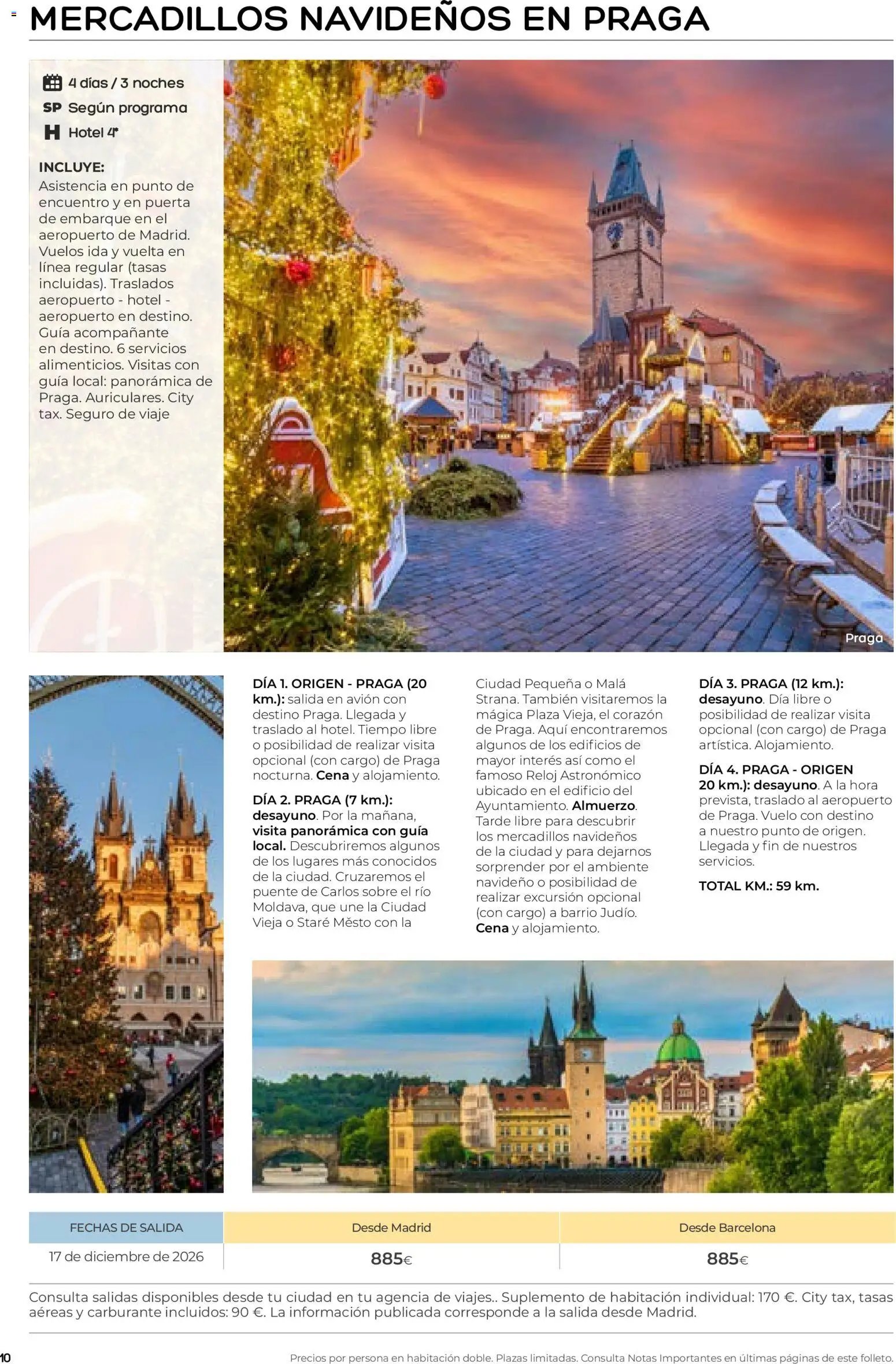Viajes El Corte Inglés folleto Destinos Otoño y Primavera