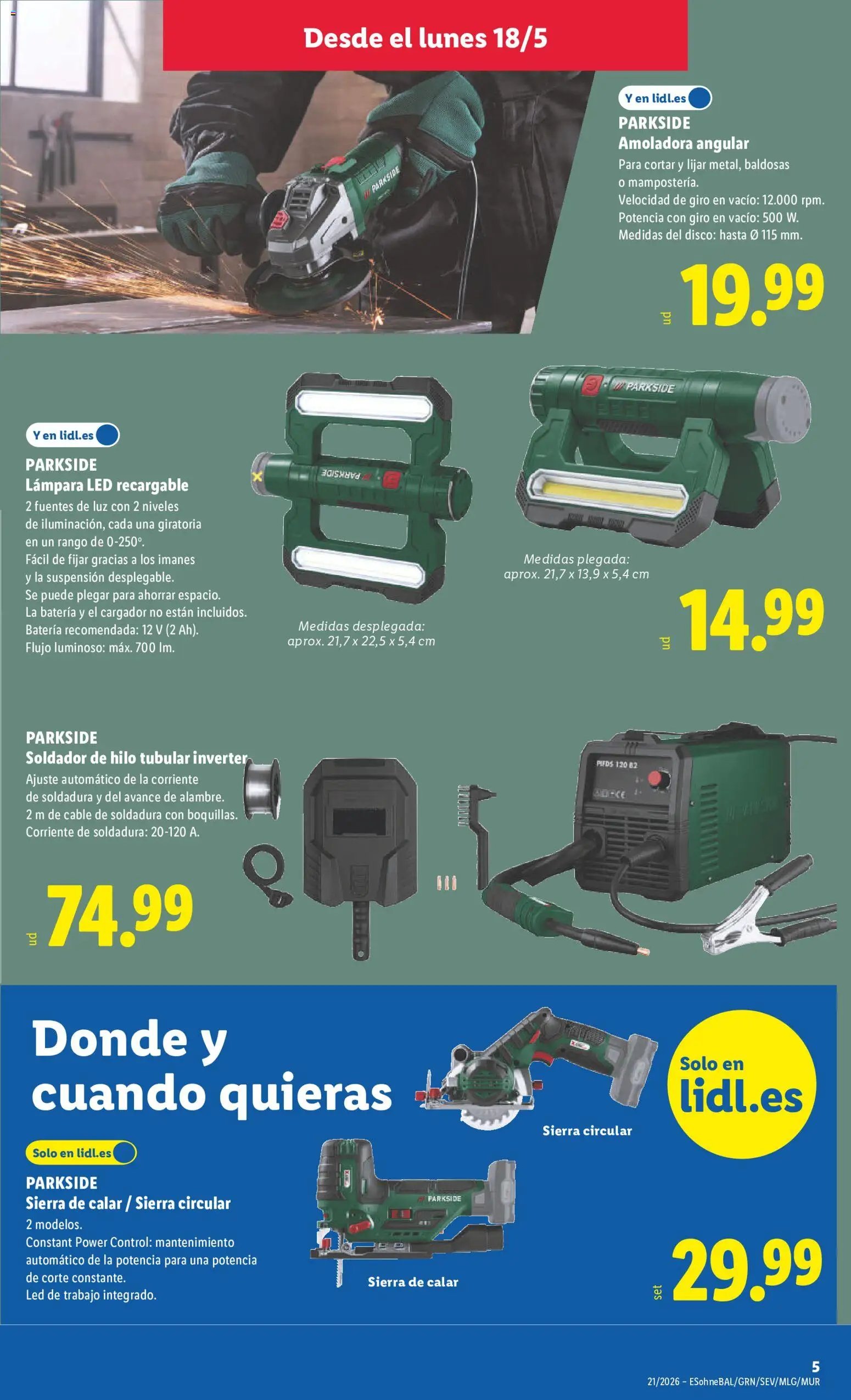 Lidl folleto de bazar
