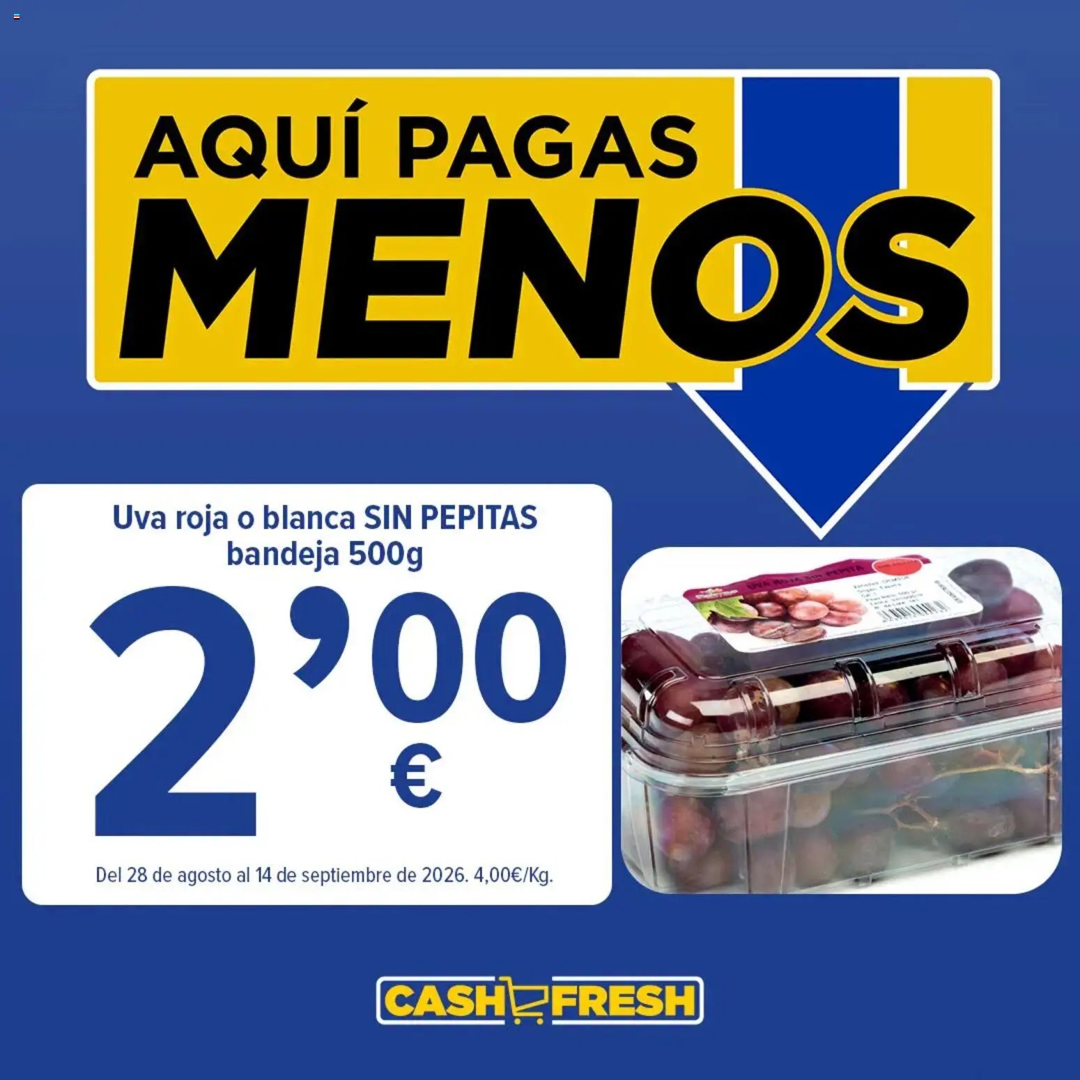 Cash Fresh Llévate la fruta y verdura