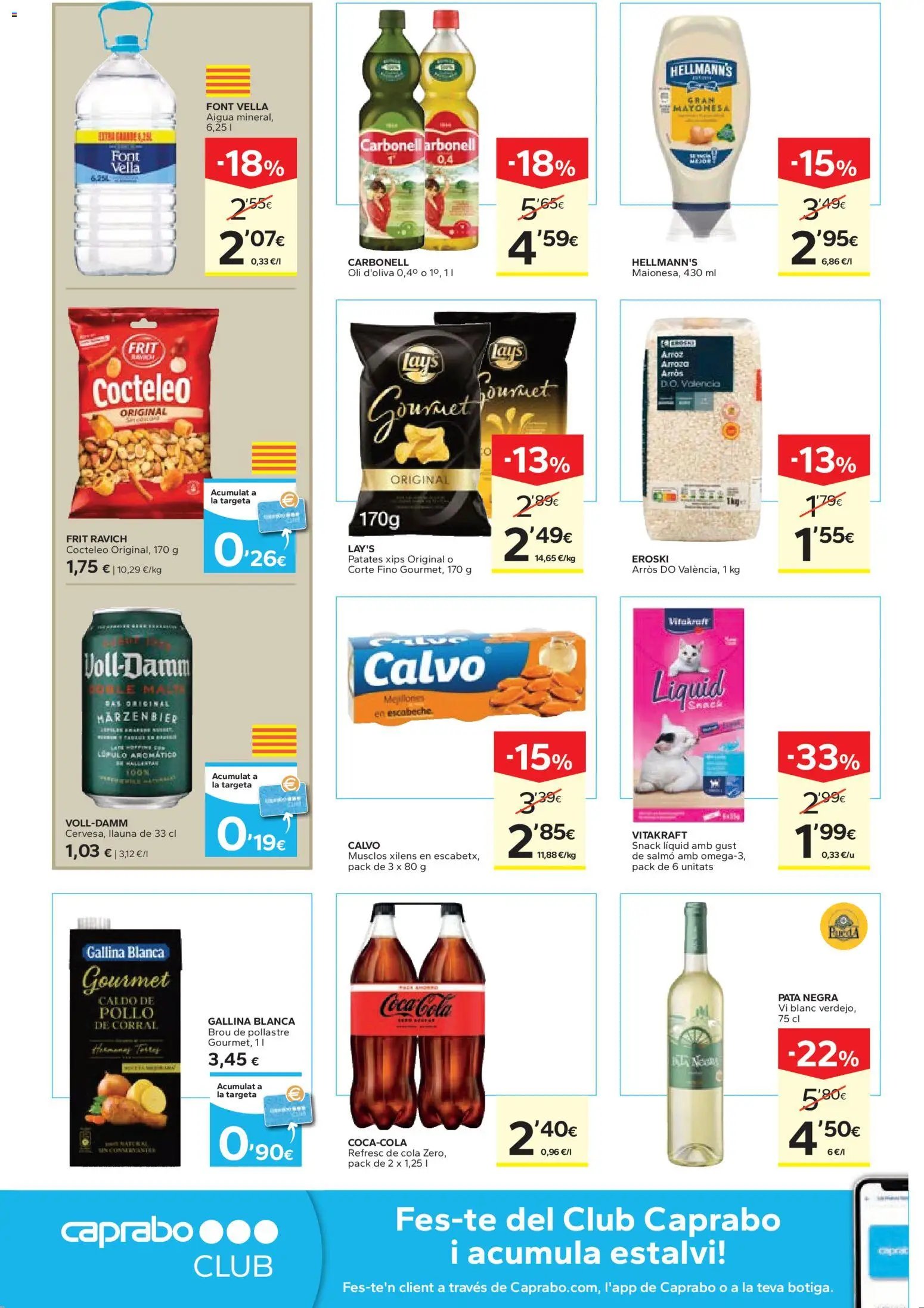 Caprabo - Estalvia des de la primera unitat