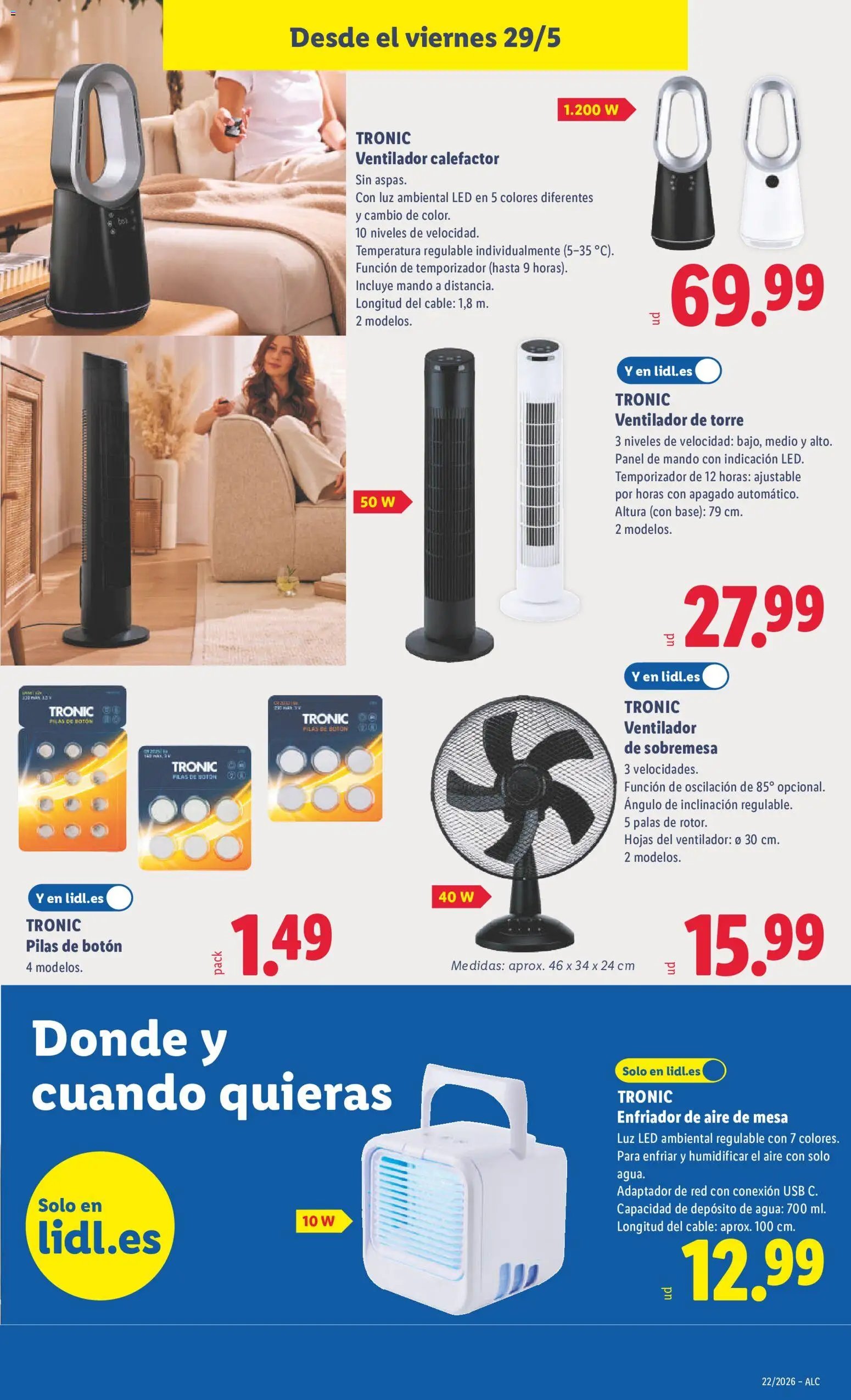 Lidl folleto de bazar