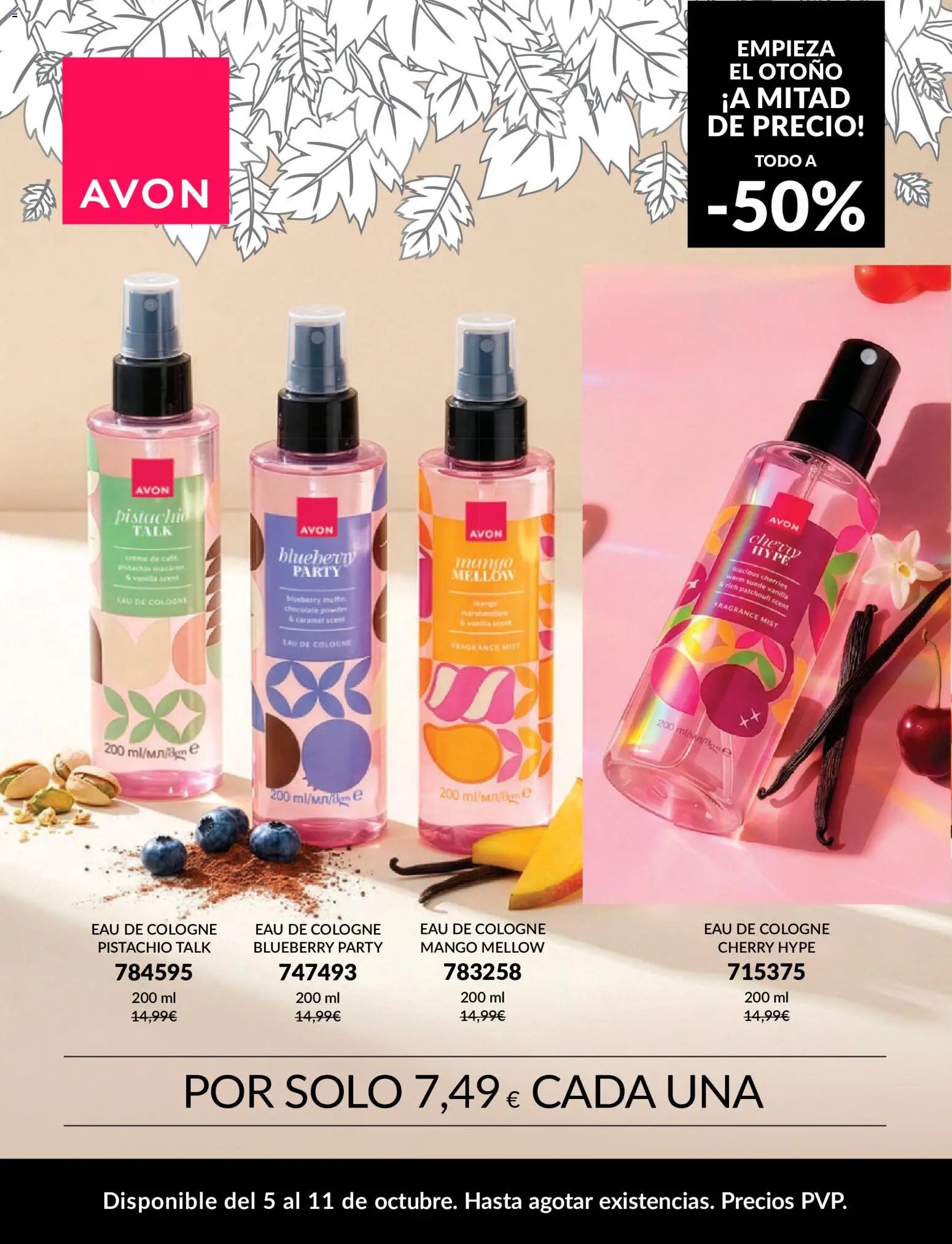 Avon El otoňo a mitad