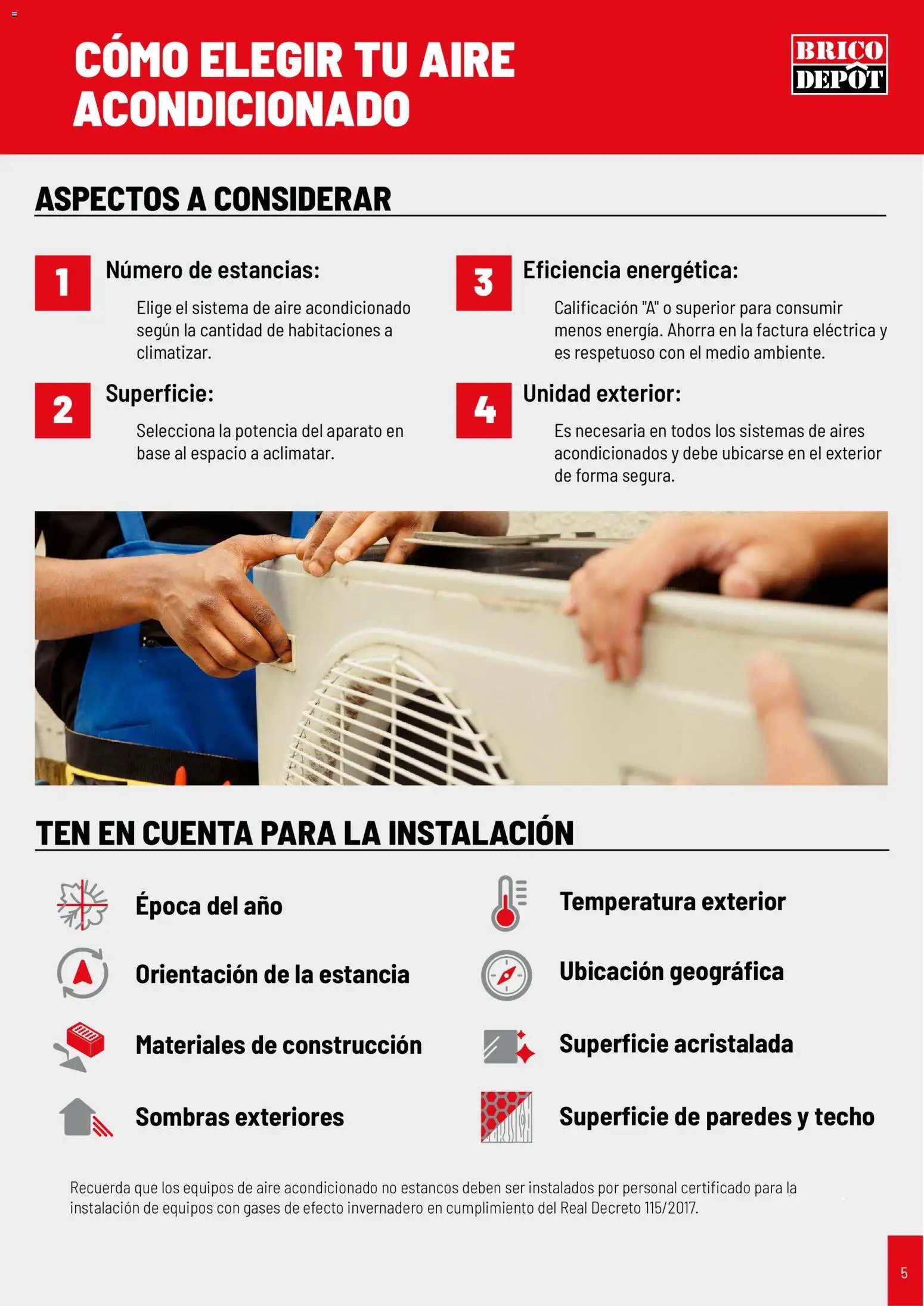 Brico Depôt Catálogo Climatización 2026