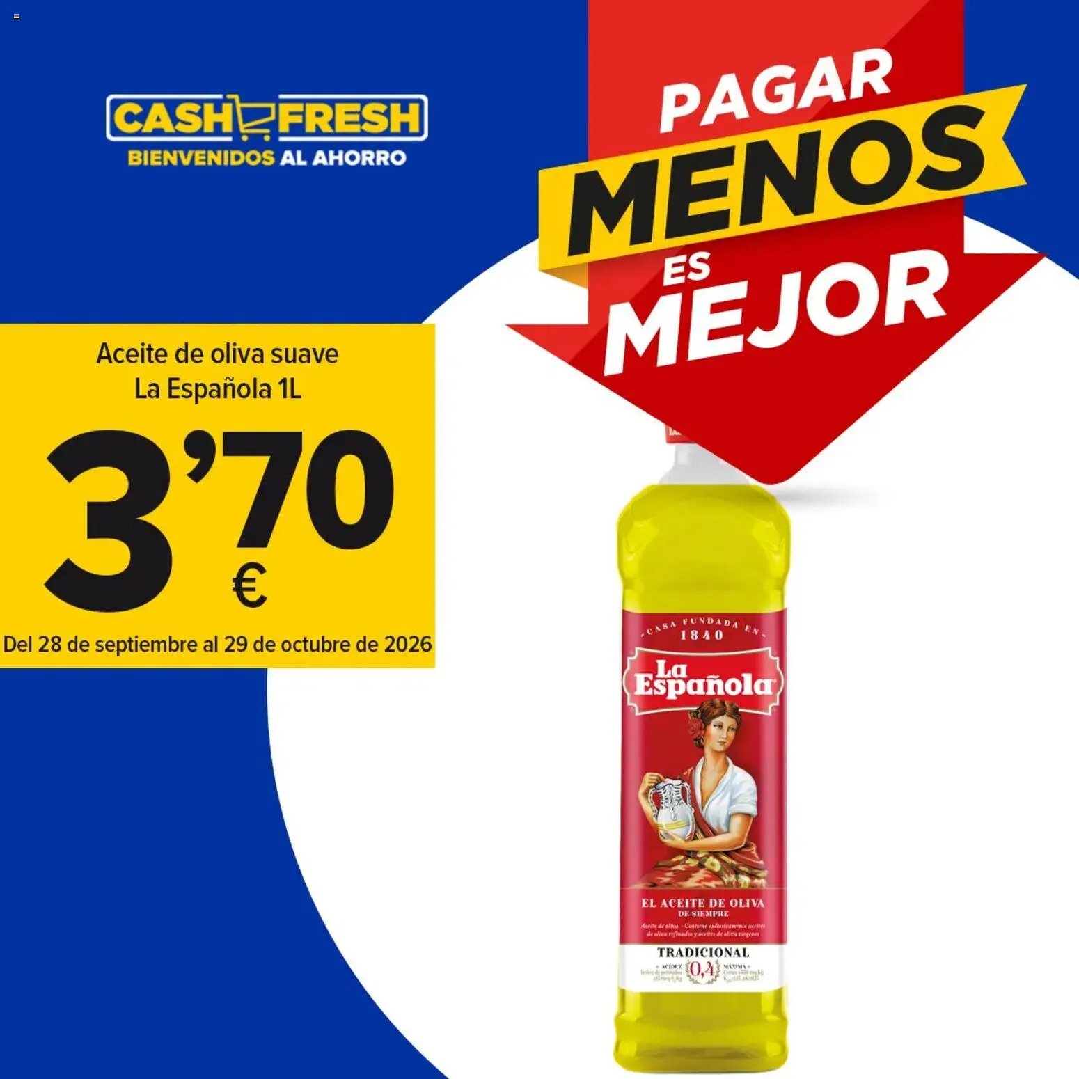 Cash Fresh Pagar menos es mejor