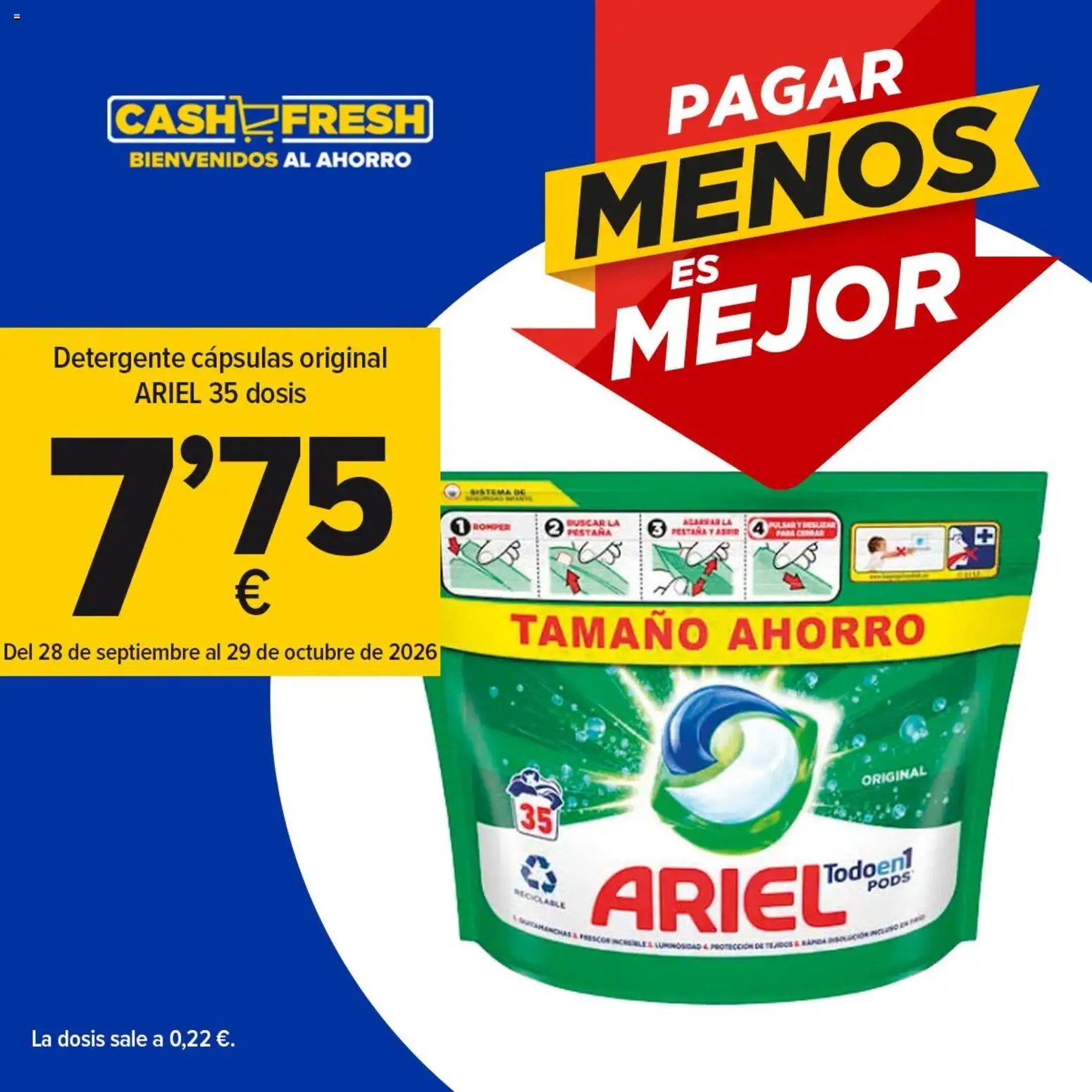 Cash Fresh Pagar menos es mejor