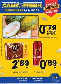 Cash Fresh folleto Activación Agosto