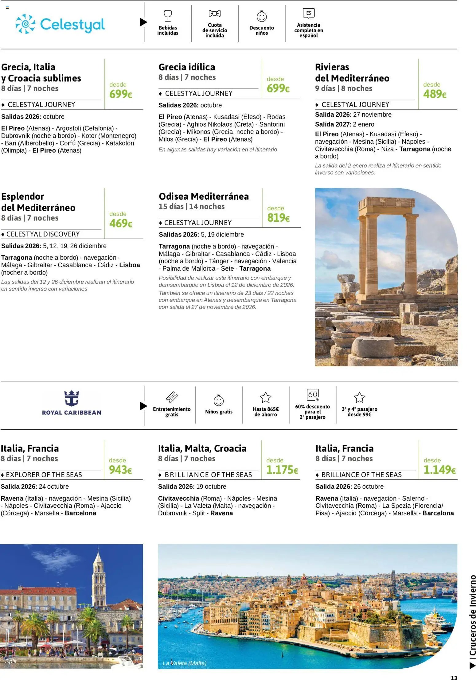 Viajes El Corte Inglés Crucero fantástico