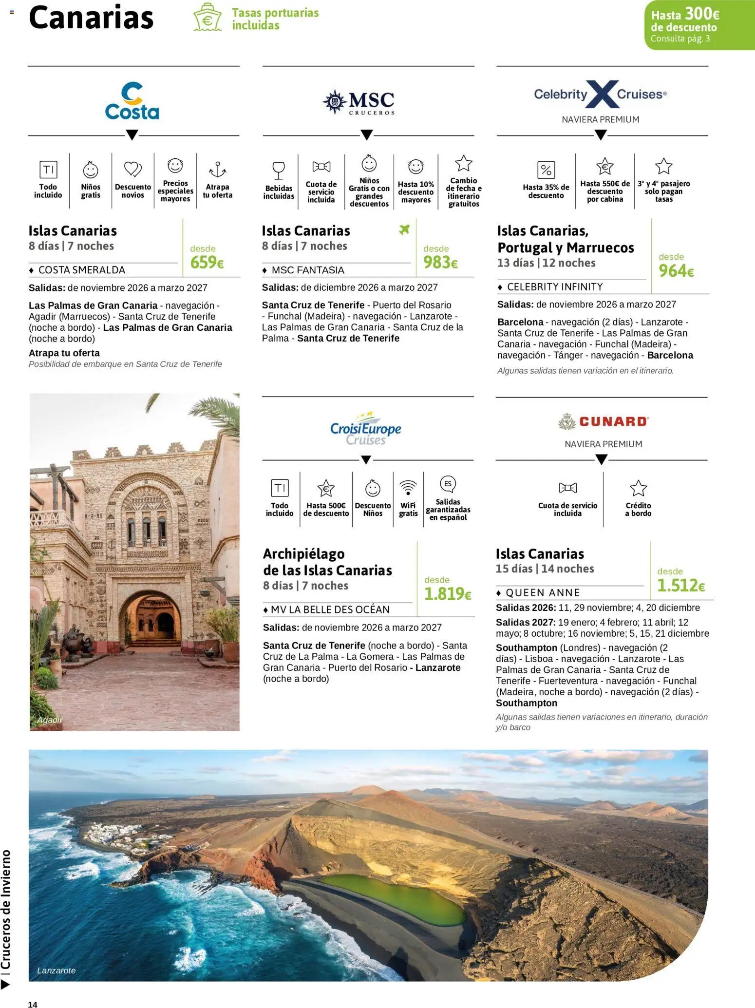 Viajes El Corte Inglés Crucero fantástico