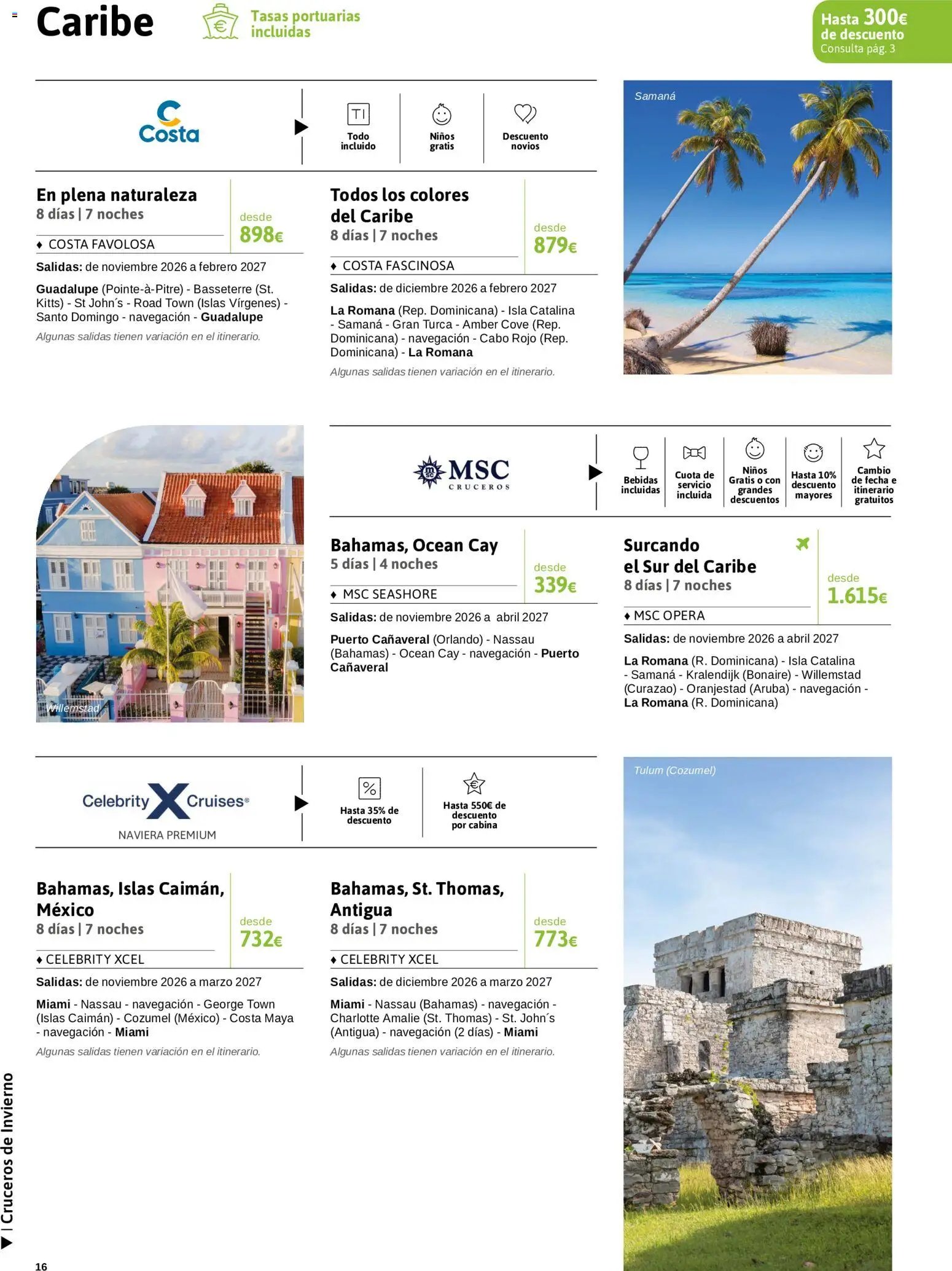 Viajes El Corte Inglés Crucero fantástico