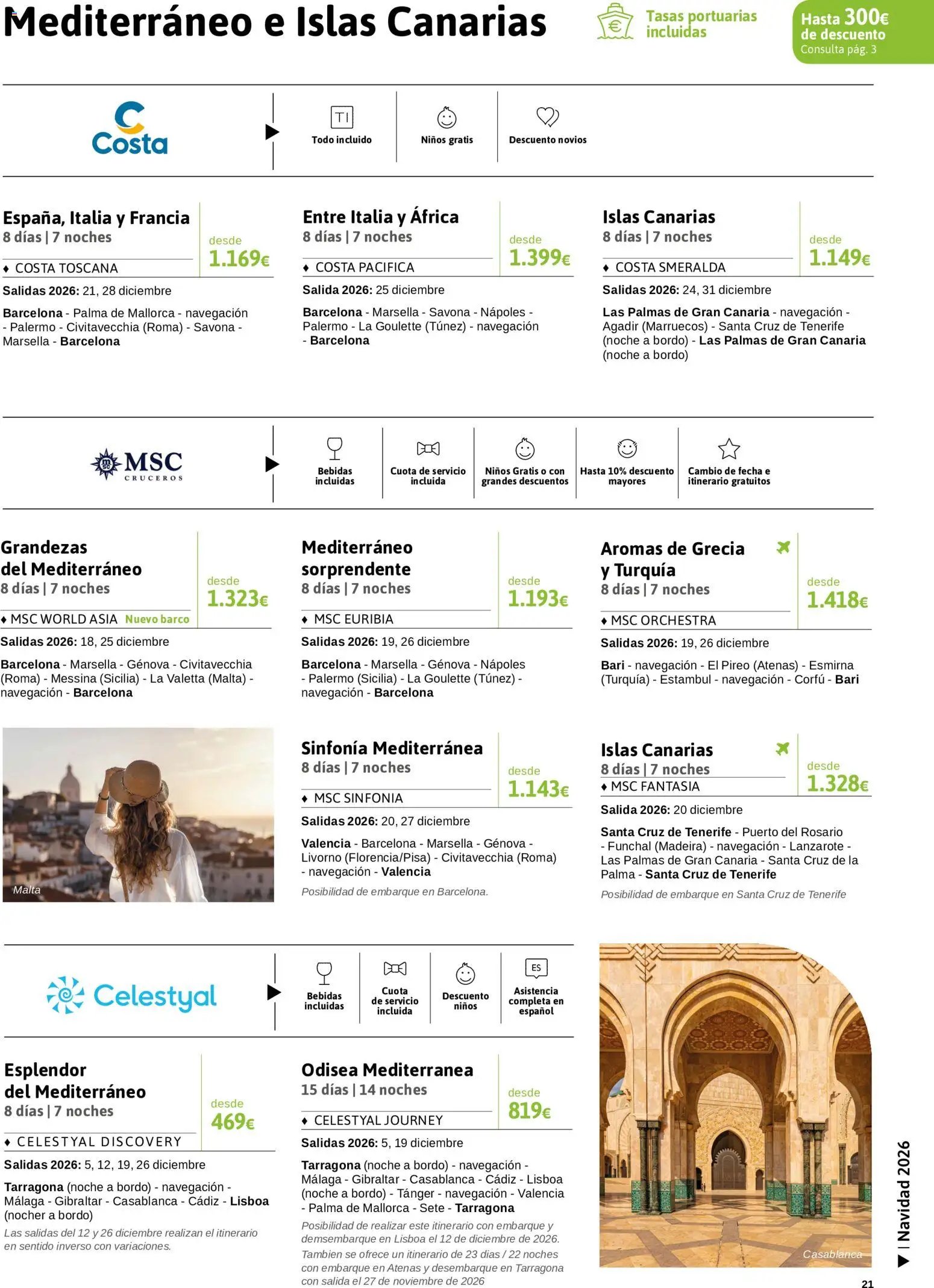 Viajes El Corte Inglés Crucero fantástico